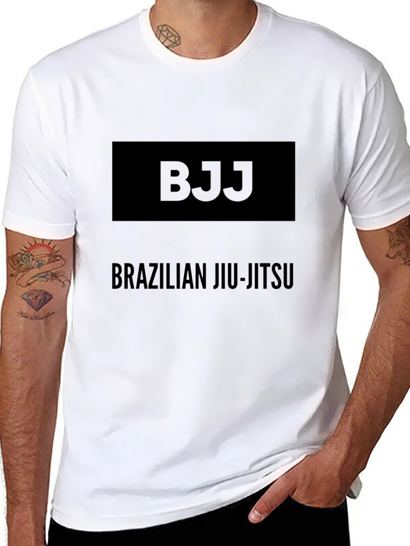 BJJ Brazilian Jiu-Jitsu Black T-Shirt