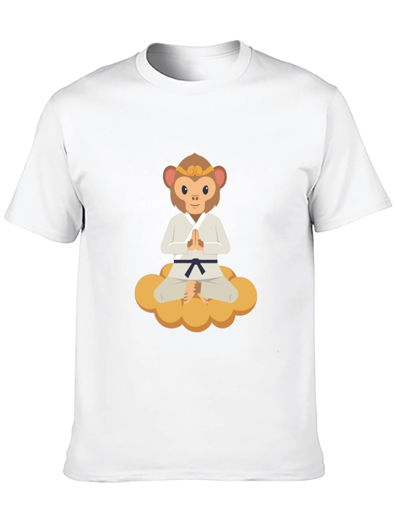 Monkey Karate Master T-Shirt - Black