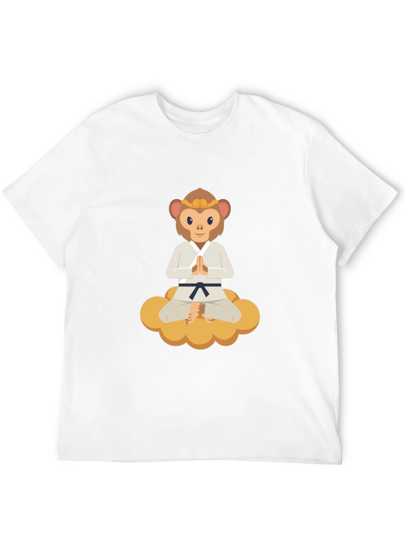 Monkey Karate Master T-Shirt - Black