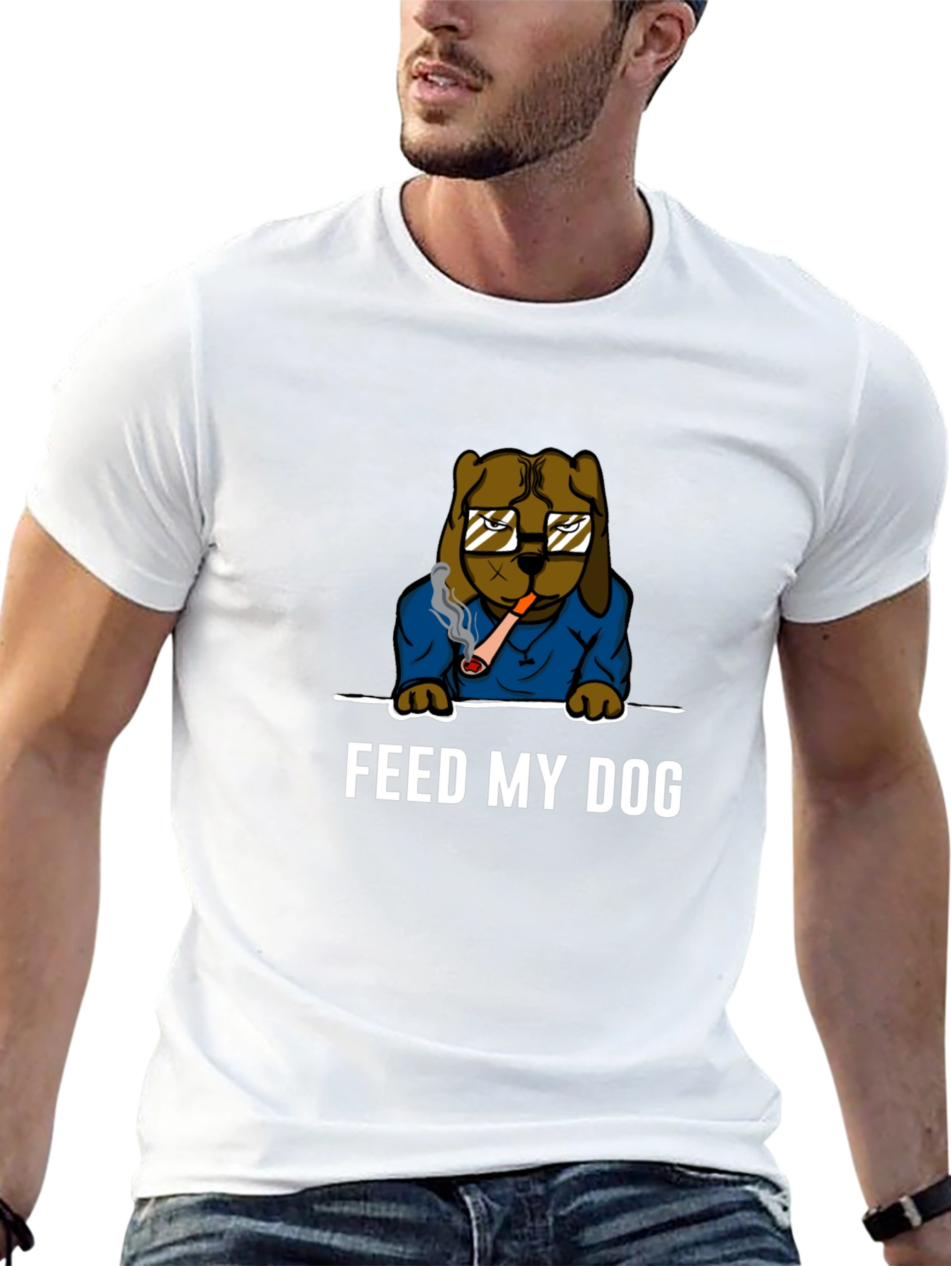 Feed My Dog T-Shirt - Funny Pet Lover Tee