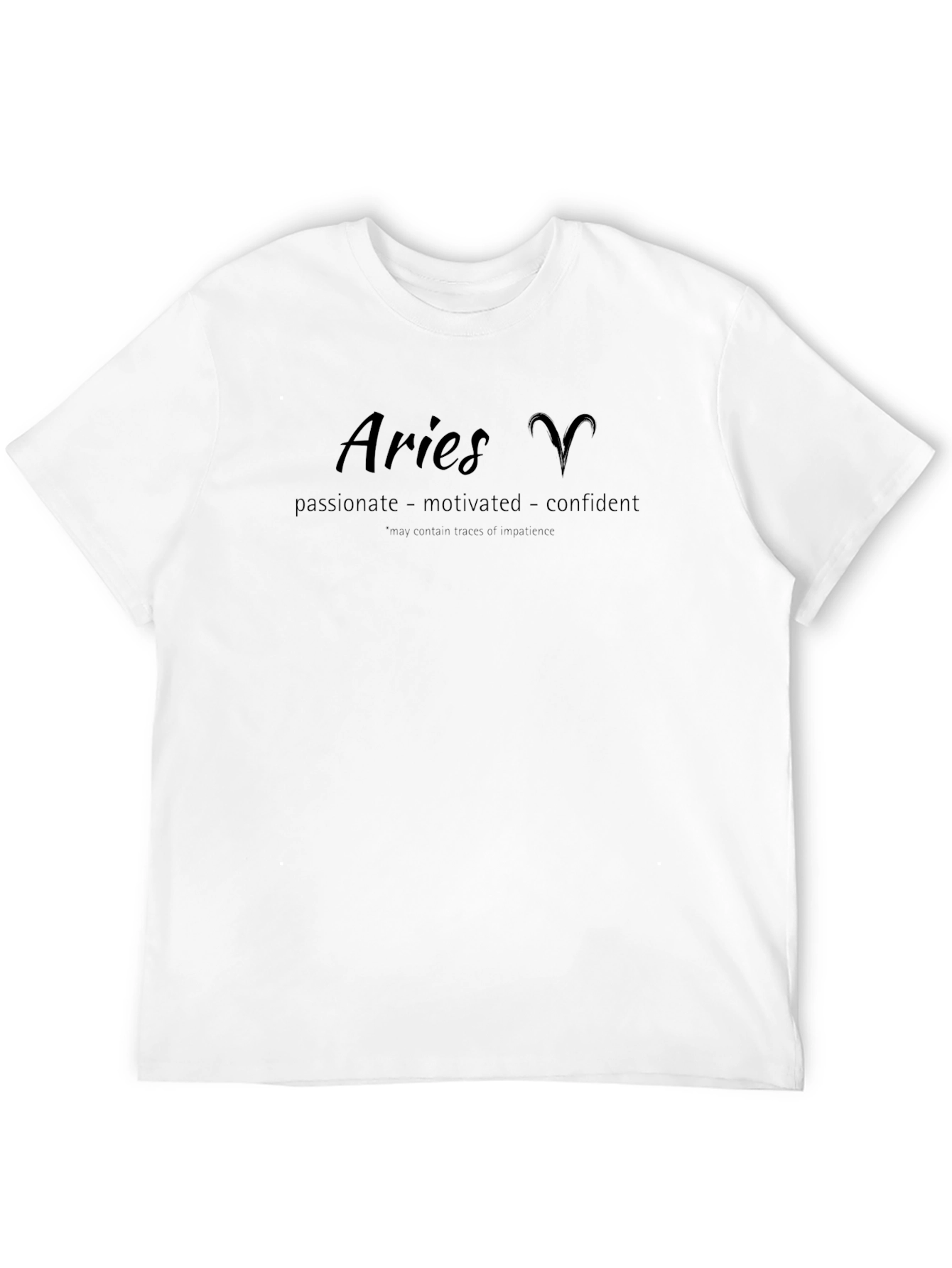Aries Zodiac T-Shirt - Passionate Motivated Confident