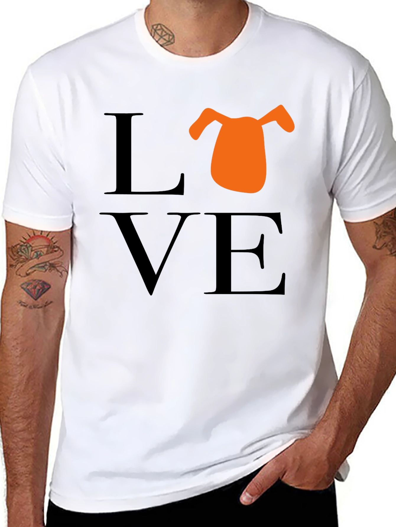 Love Dog T-Shirt - Cute Pet Lover Tee