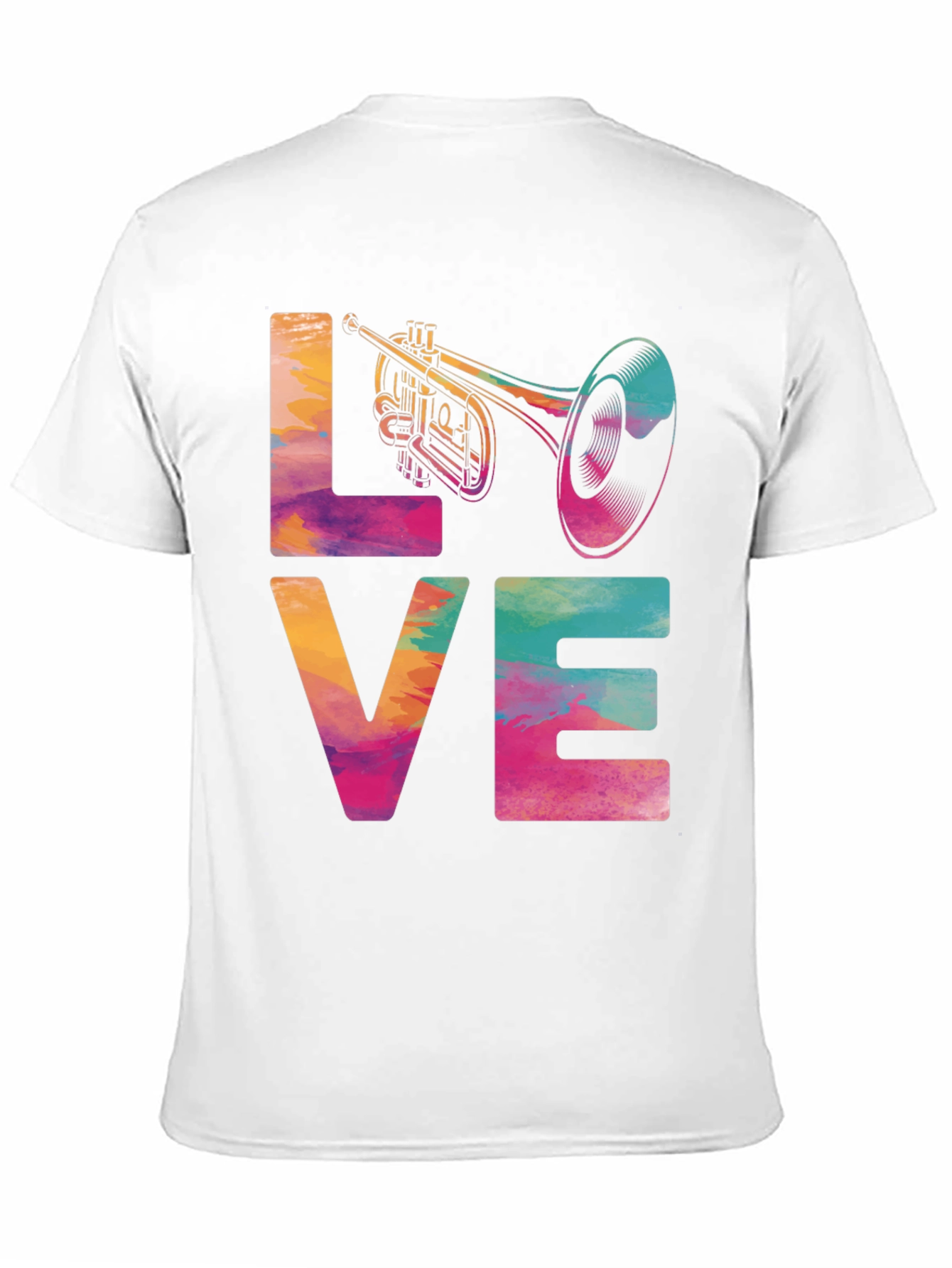 Love Trumpet Graphic Tee - Musicians T-Shirt