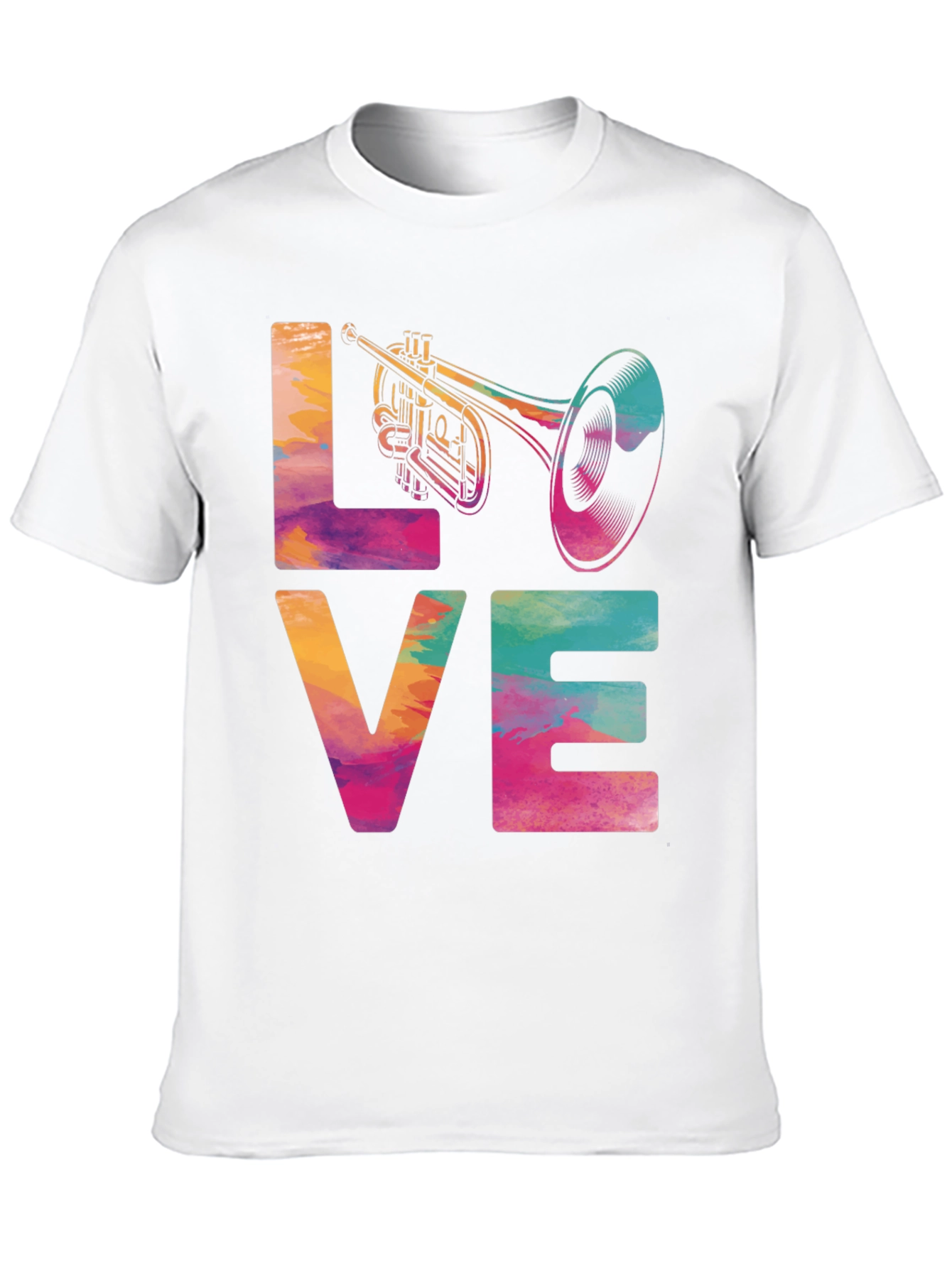Love Trumpet Graphic Tee - Musicians T-Shirt