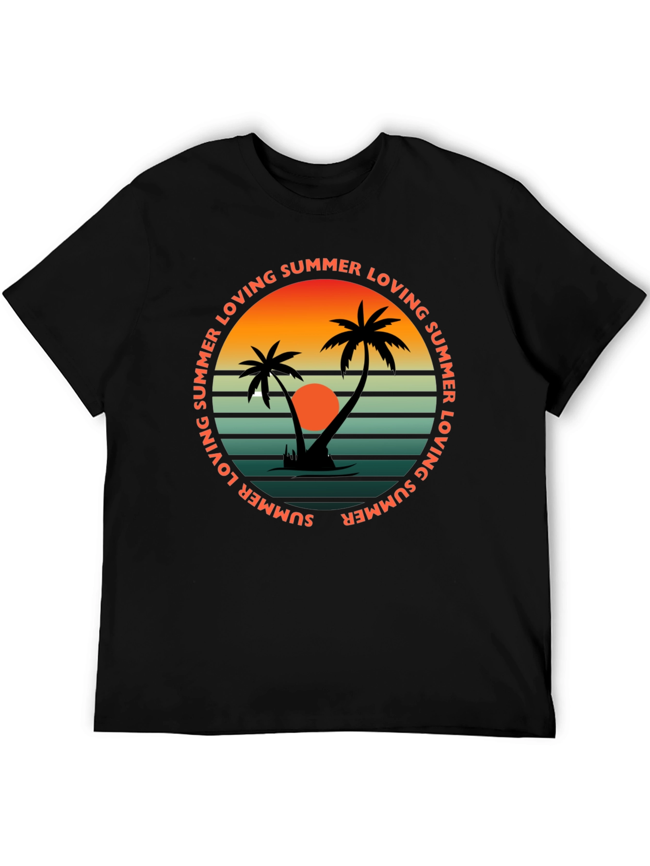 Summer Loving Graphic Tee - Retro Beach Vibes