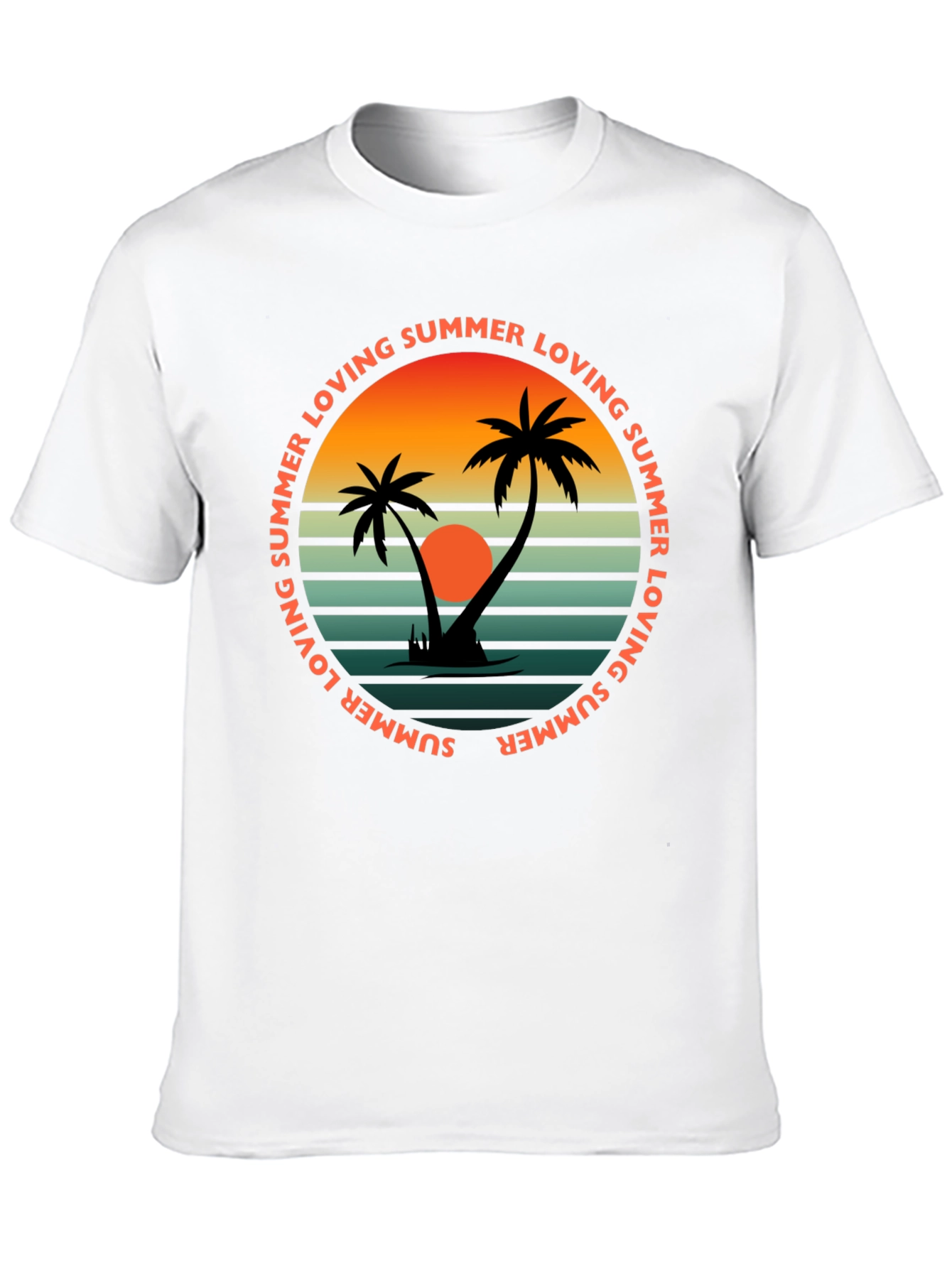 Summer Loving Graphic Tee - Retro Beach Vibes