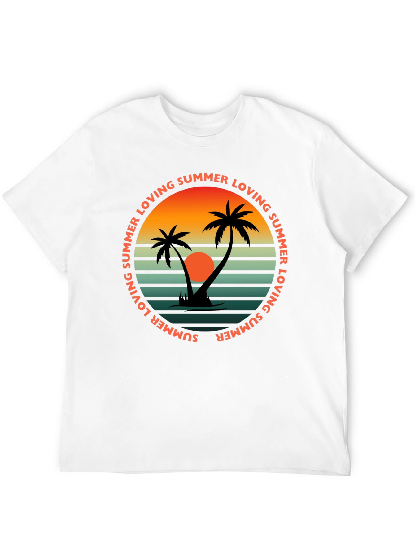 Summer Loving Graphic Tee - Retro Beach Vibes