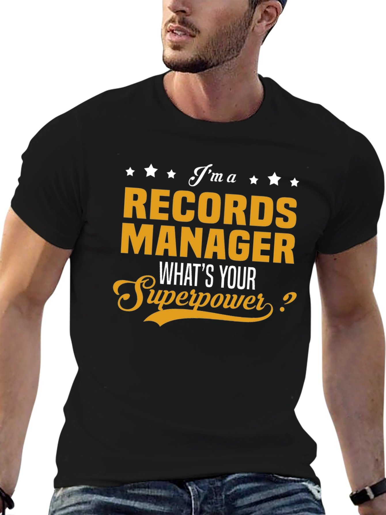 Records Manager Superpower T-Shirt