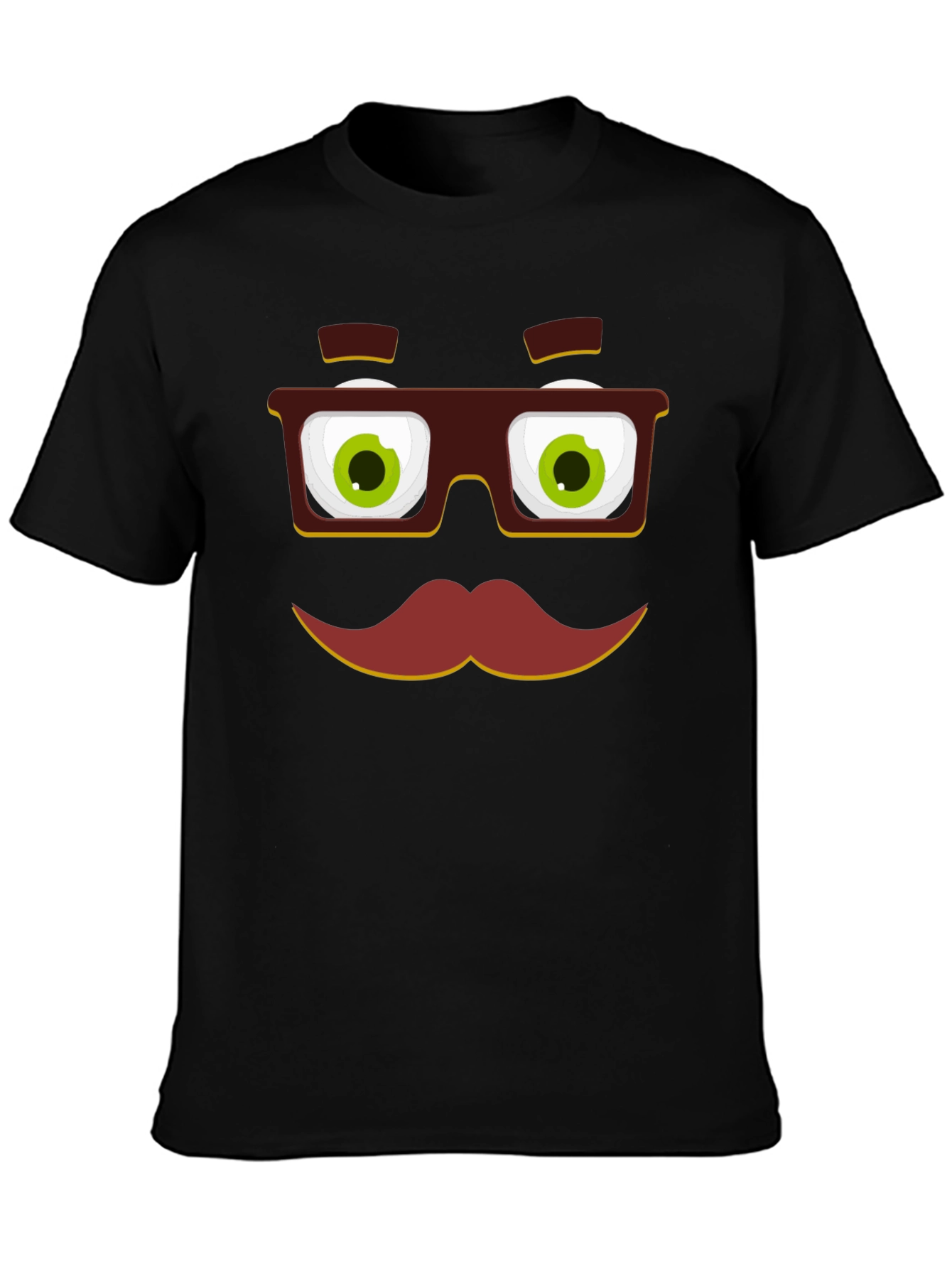 Funny Cartoon Face Graphic Tee
