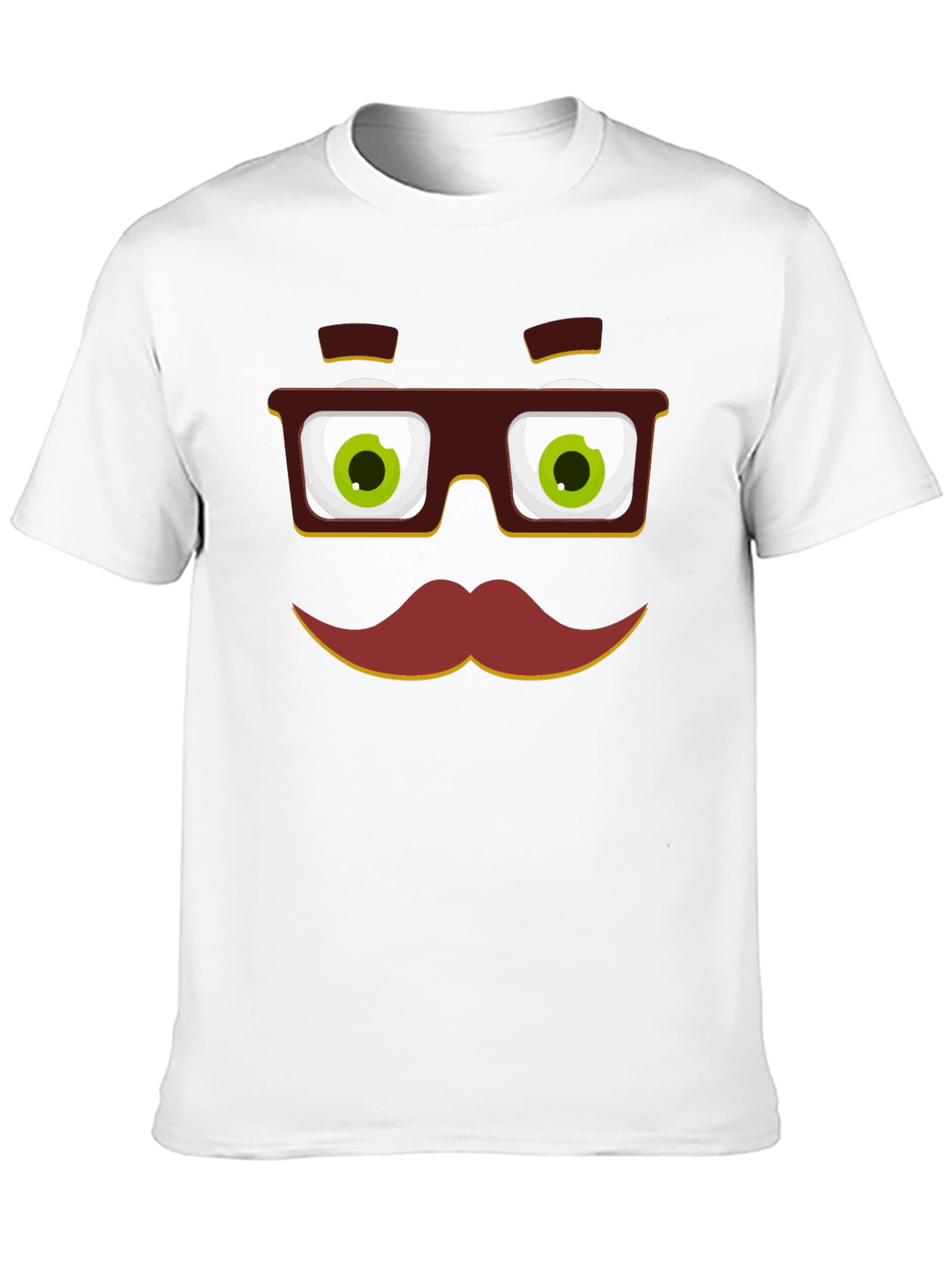 Funny Cartoon Face Graphic Tee