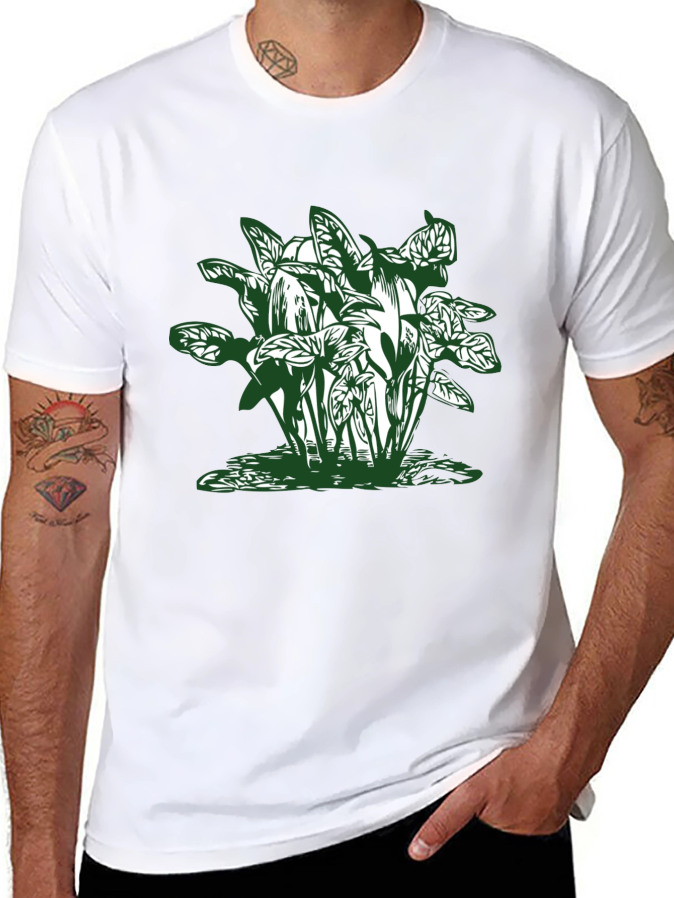 Nature Plant Graphic T-Shirt