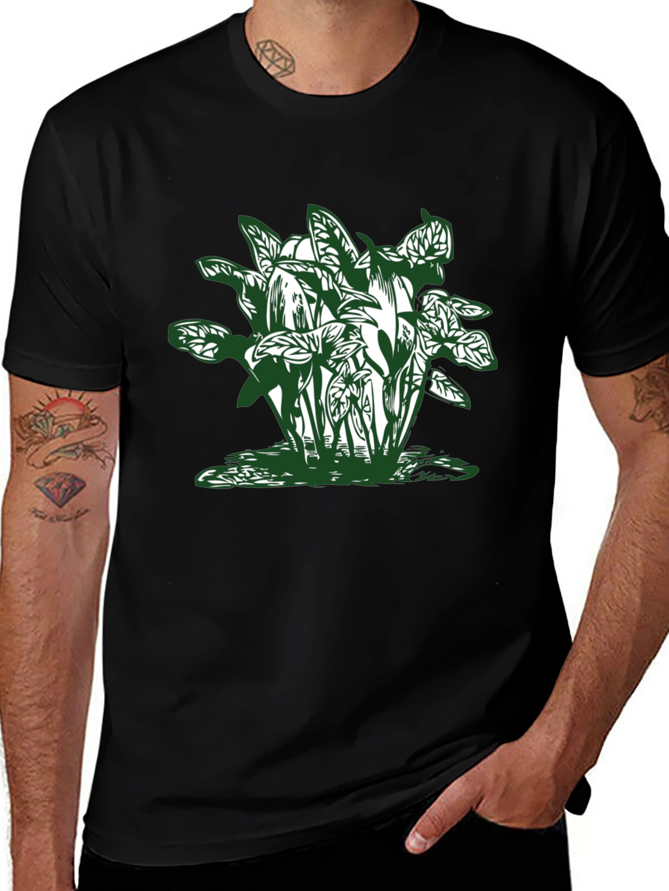 Nature Plant Graphic T-Shirt