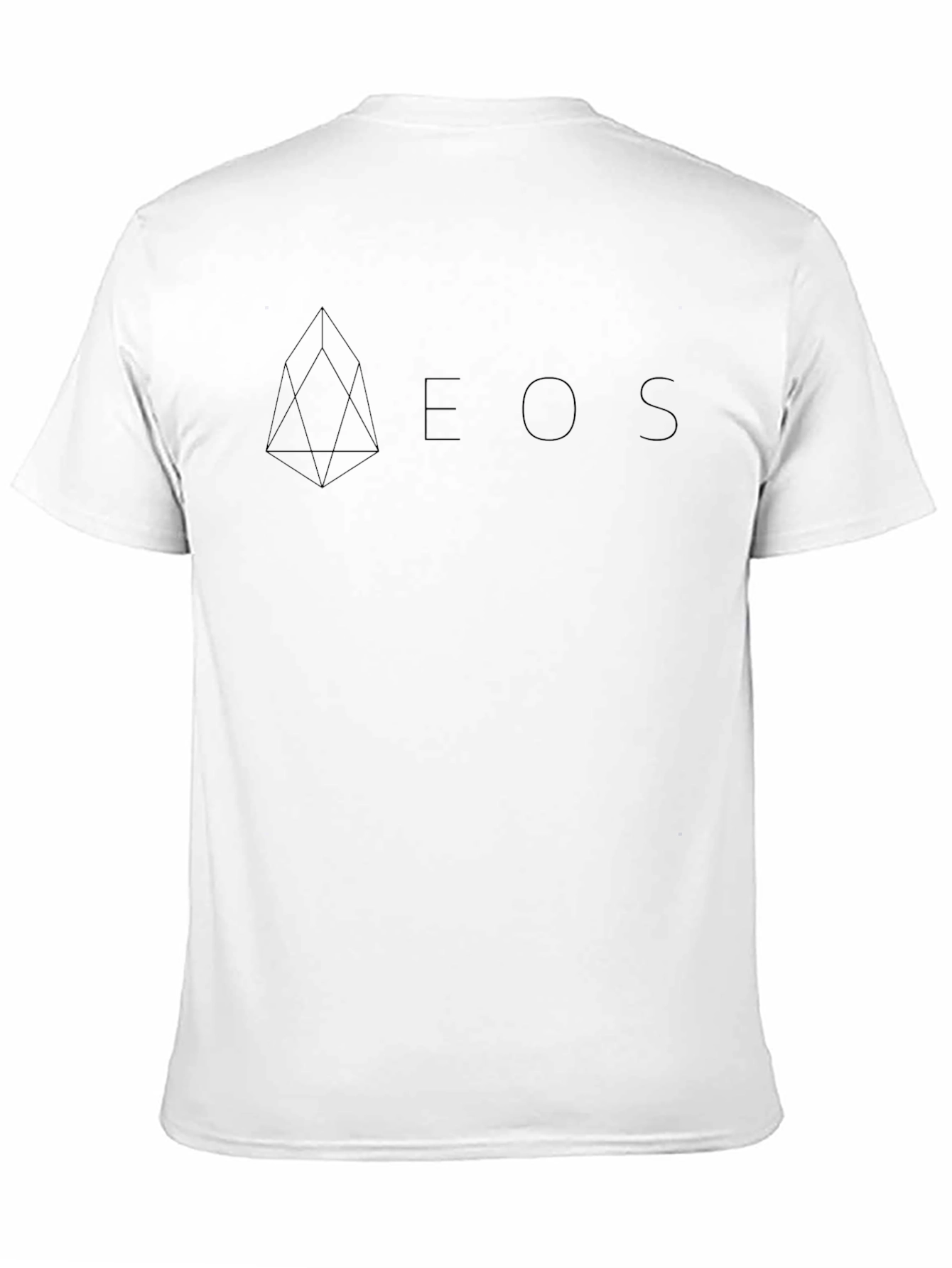 EOS Black T-Shirt - Minimalist Crypto Design