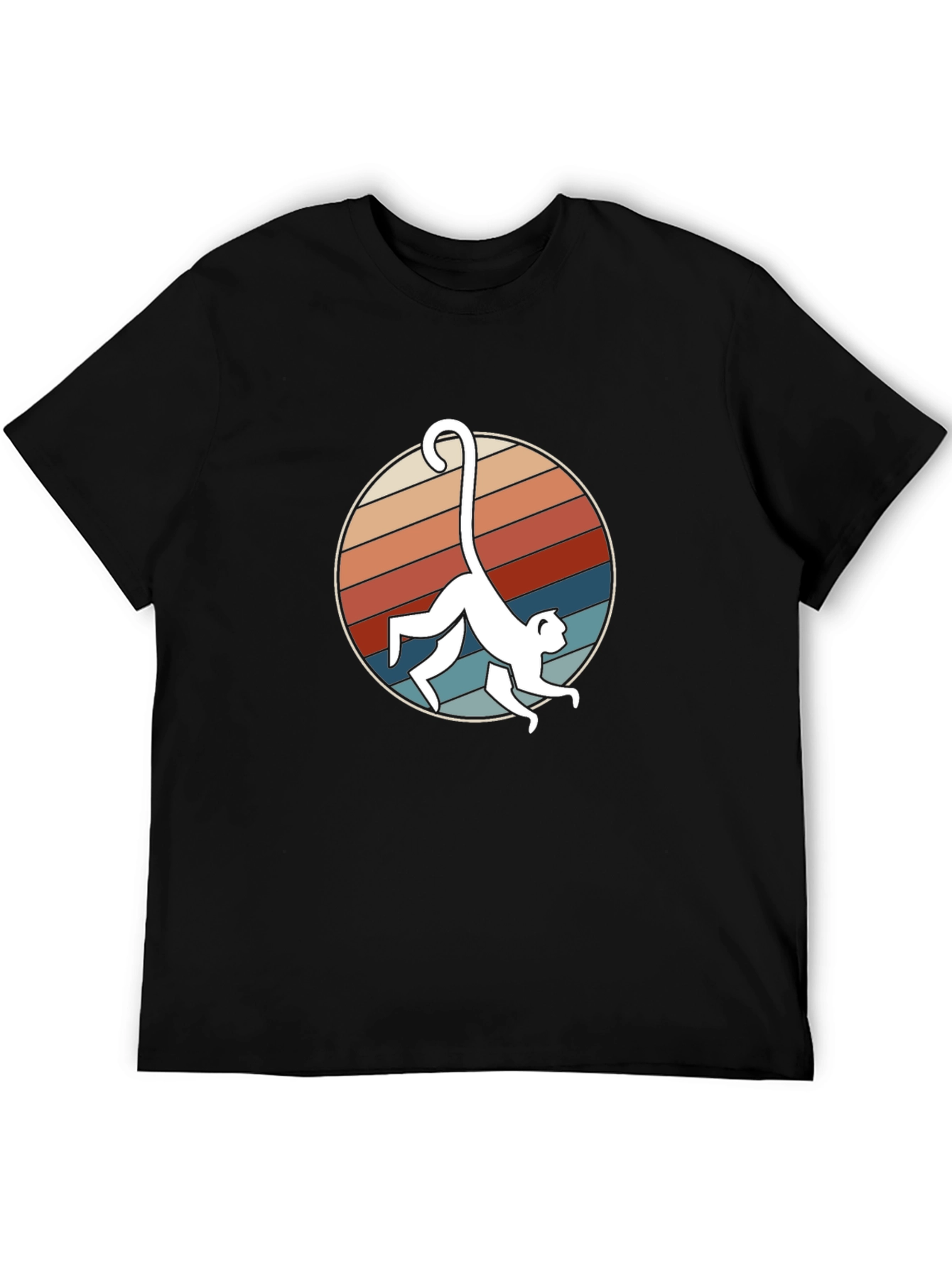 Retro Monkey T-Shirt - Funky Animal Graphic Tee