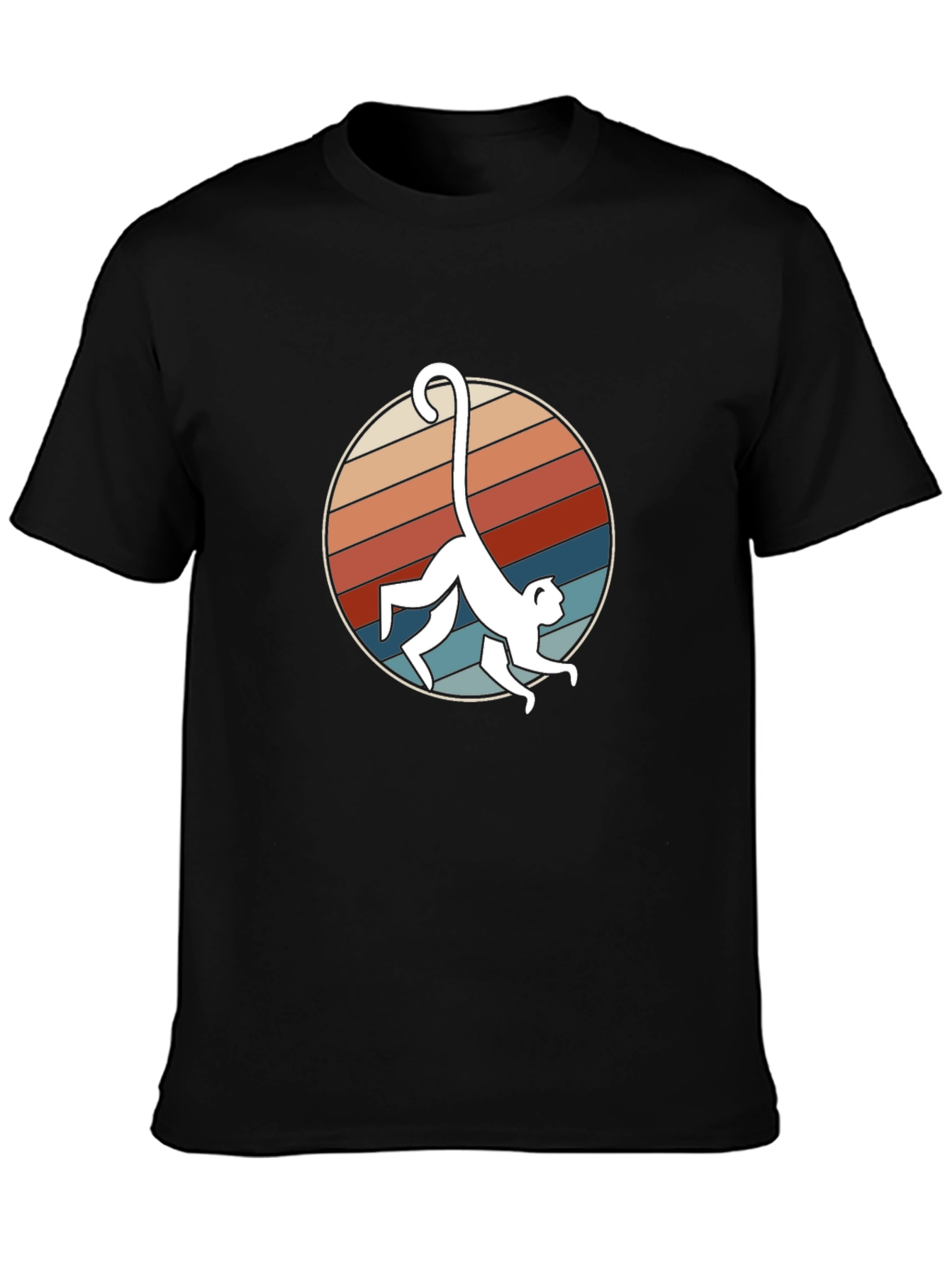 Retro Monkey T-Shirt - Funky Animal Graphic Tee