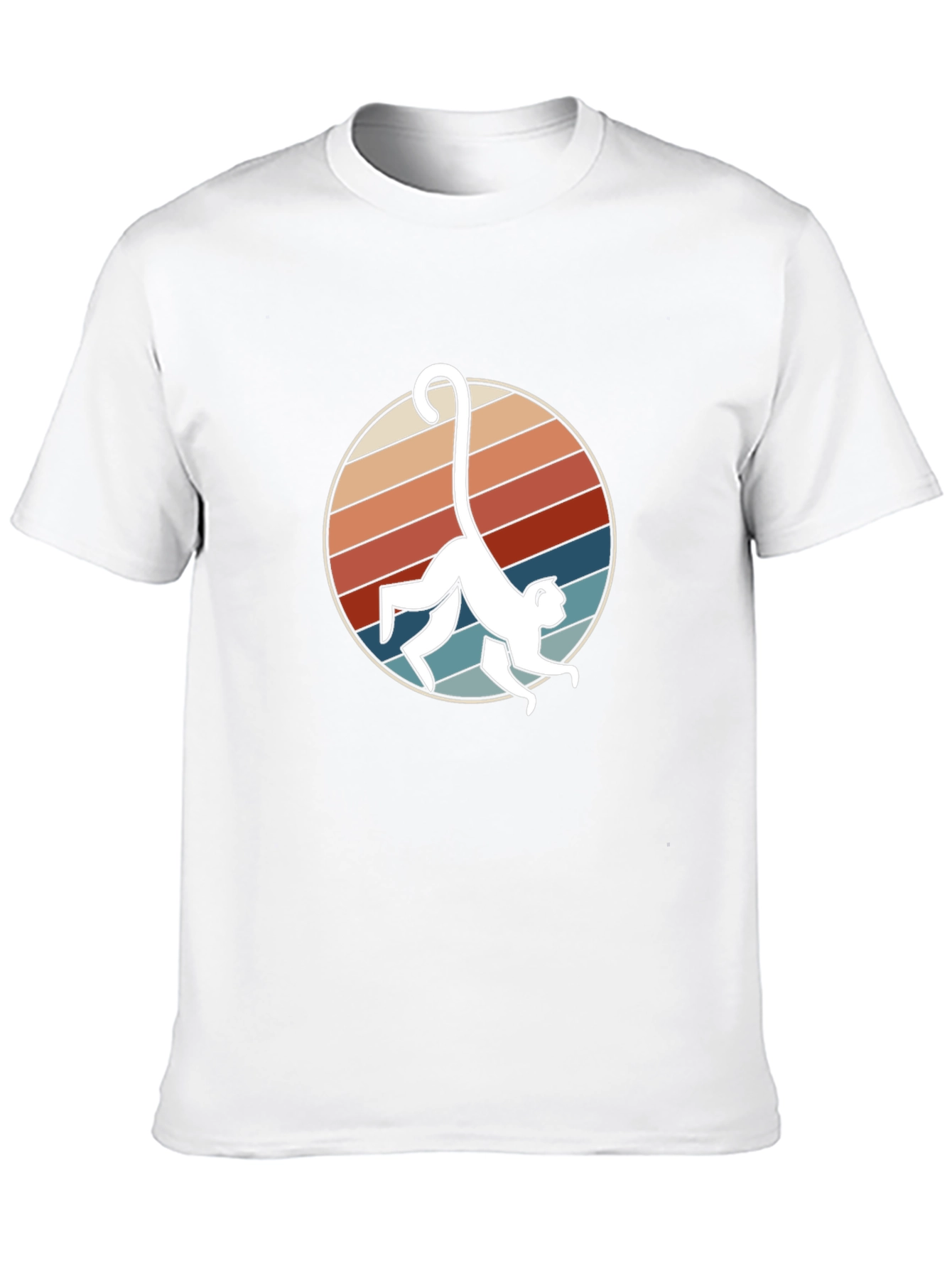 Retro Monkey T-Shirt - Funky Animal Graphic Tee