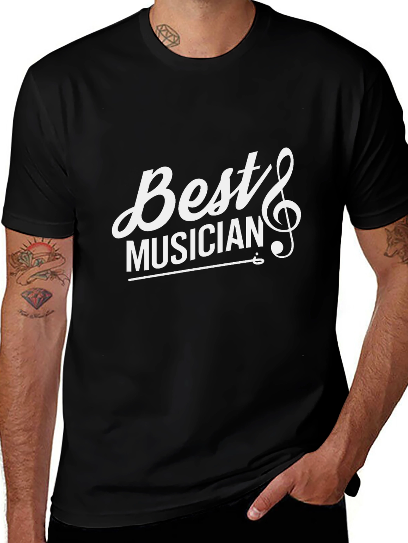 Best Musician Black T-Shirt