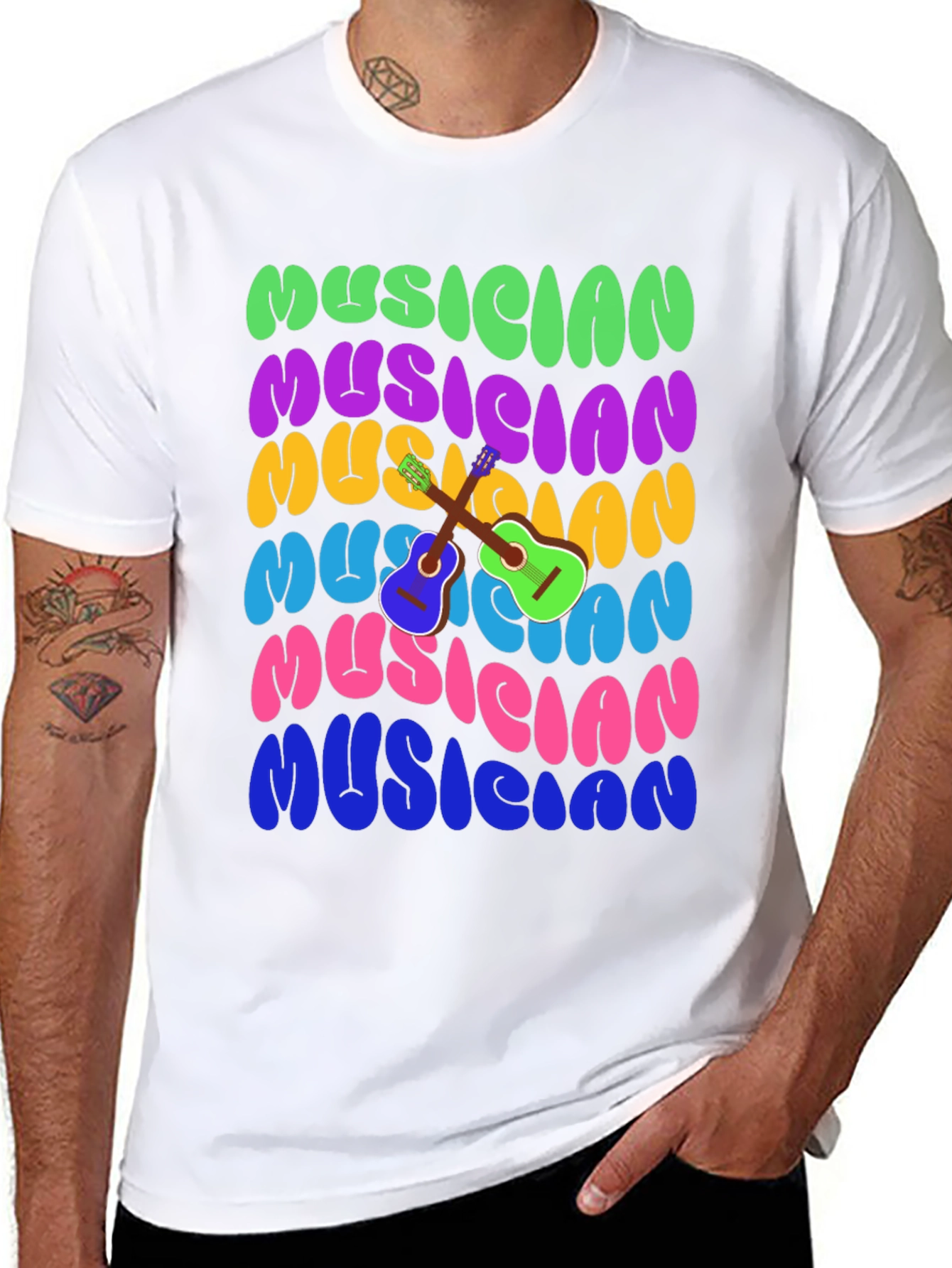 Musician Retro Style T-Shirt