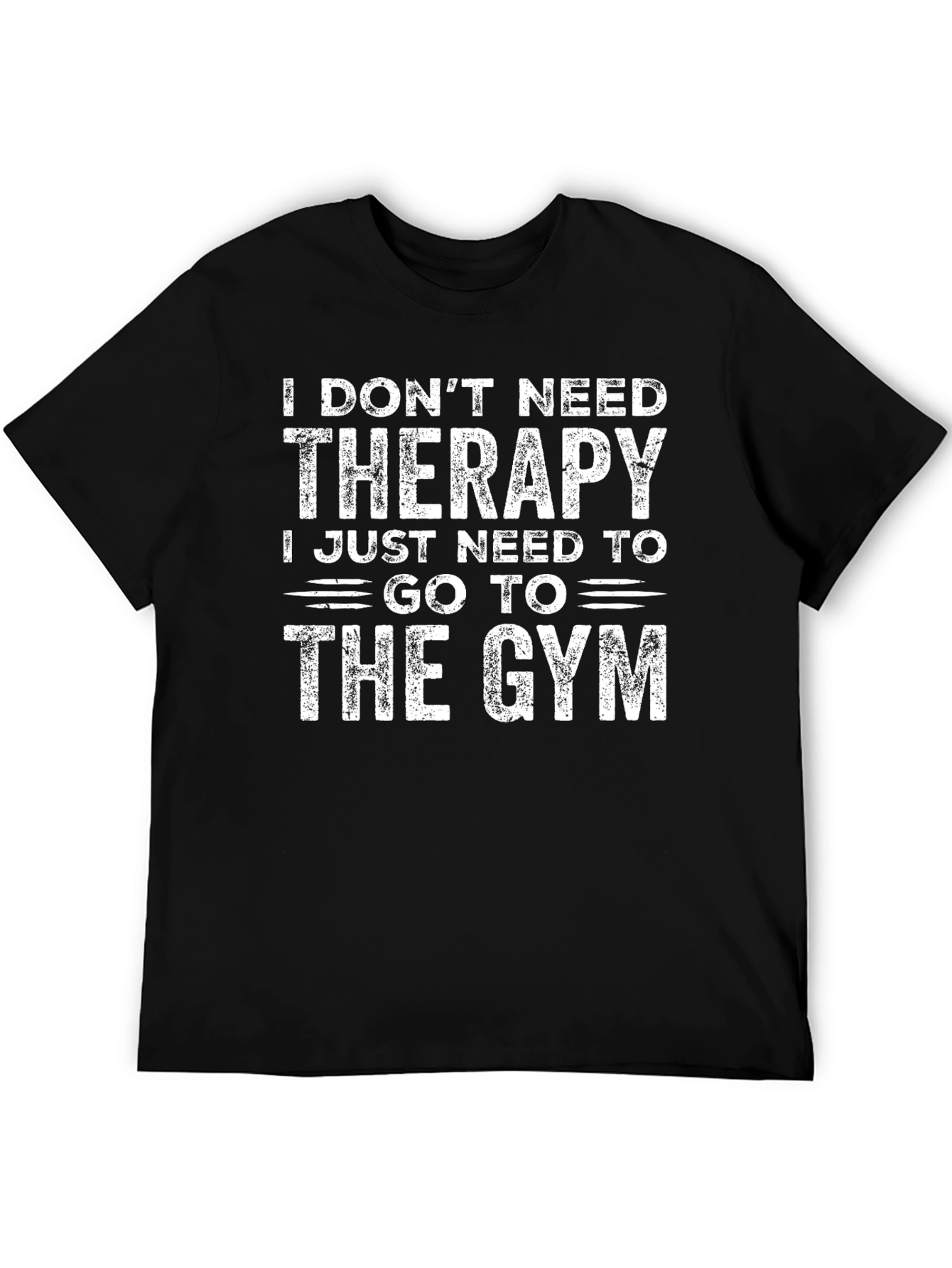 Therapy Gym Black Graphic T-Shirt