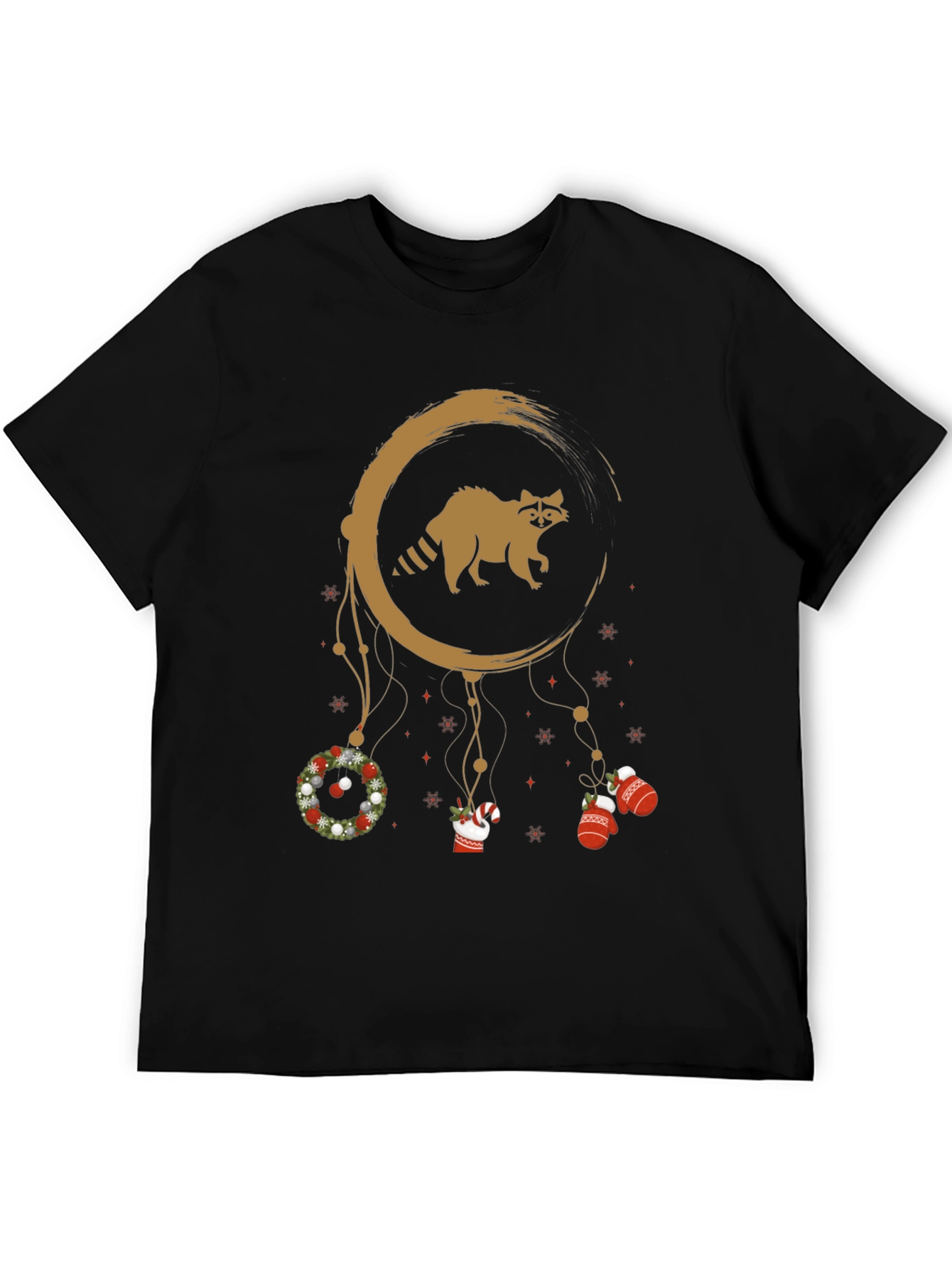 Raccoon Christmas Dreamcatcher T-Shirt