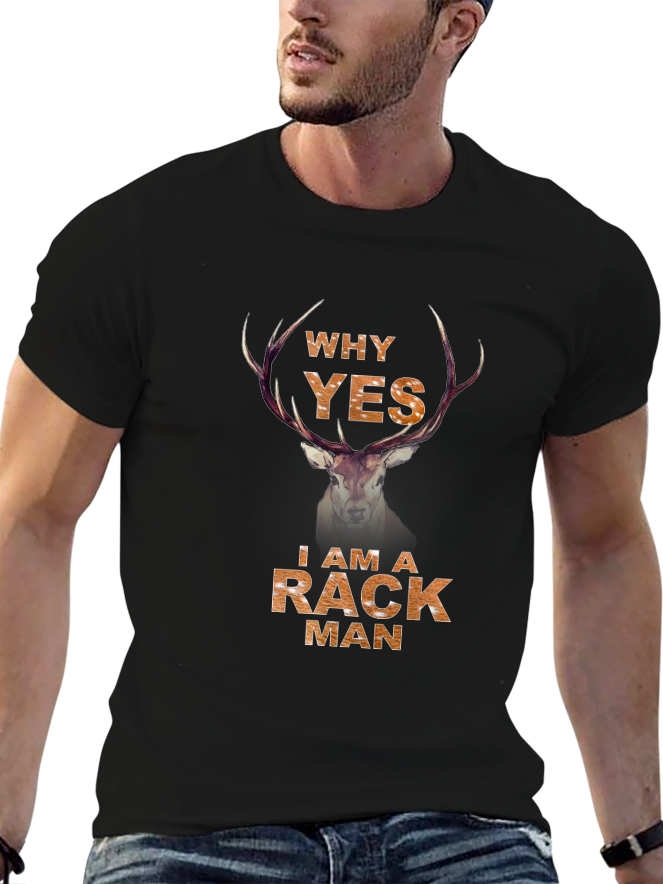 Rack Man Deer T-Shirt - Hunting Apparel
