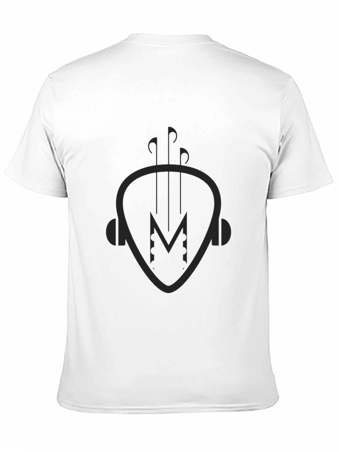 Music Lovers Black Graphic Tee