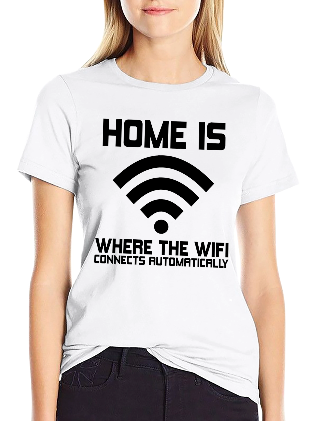 Home is Where WiFi T-Shirt - Connects Automatically