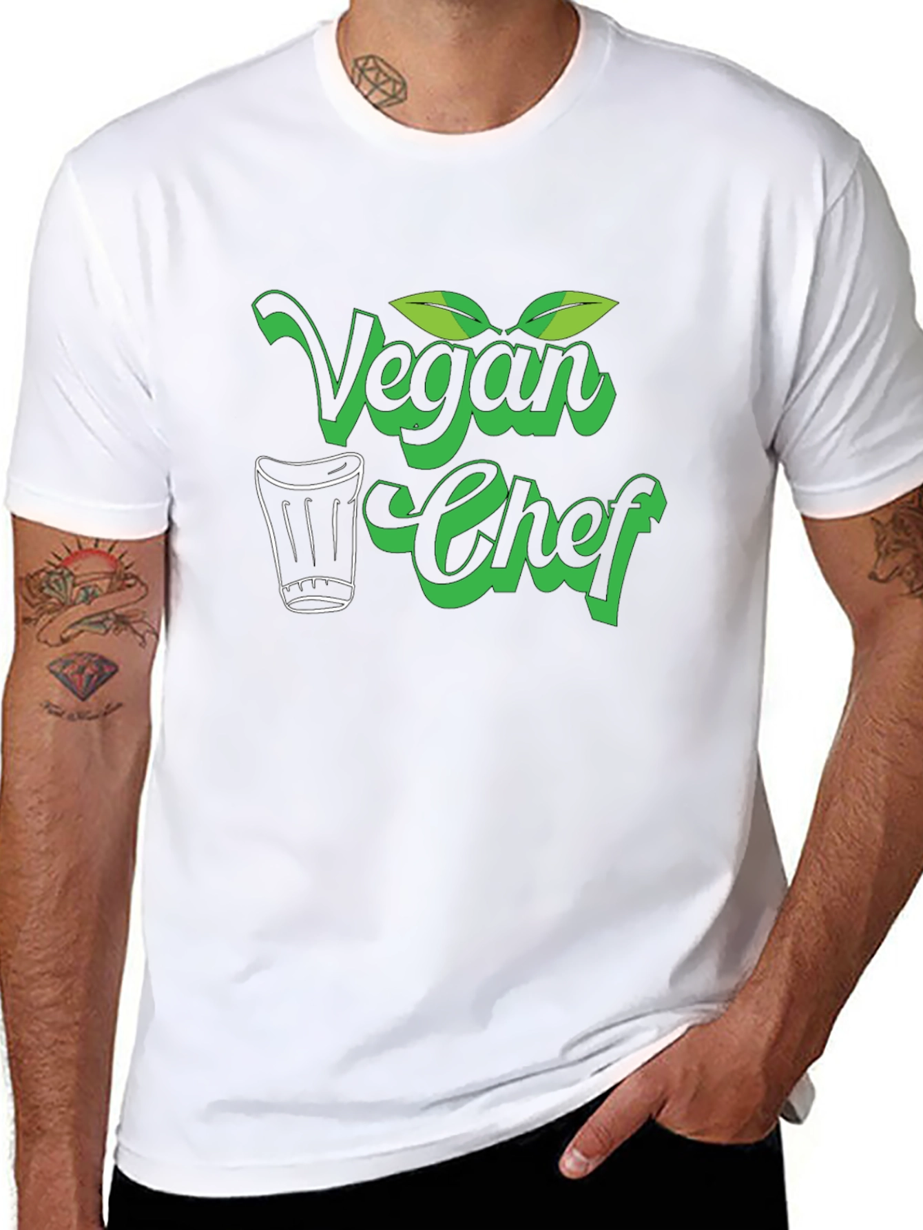 Vegan Chef T-Shirt: Stylish & Eco-Friendly
