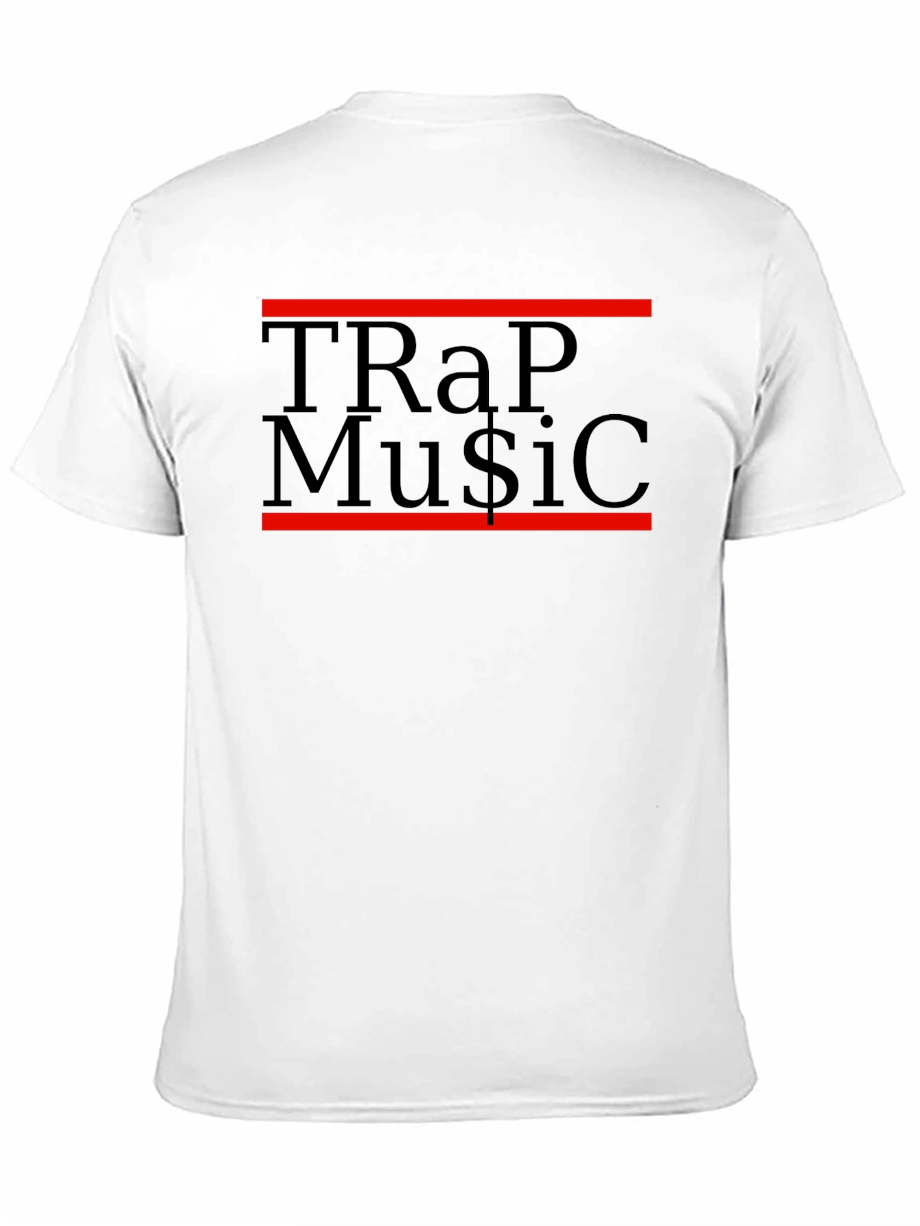 TRap Mu$ic Black Graphic Tee