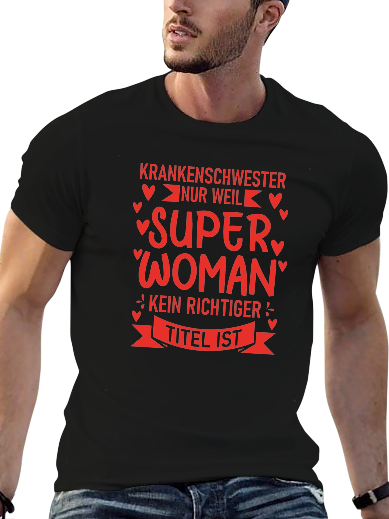 Krankenschwester Super Woman T-Shirt