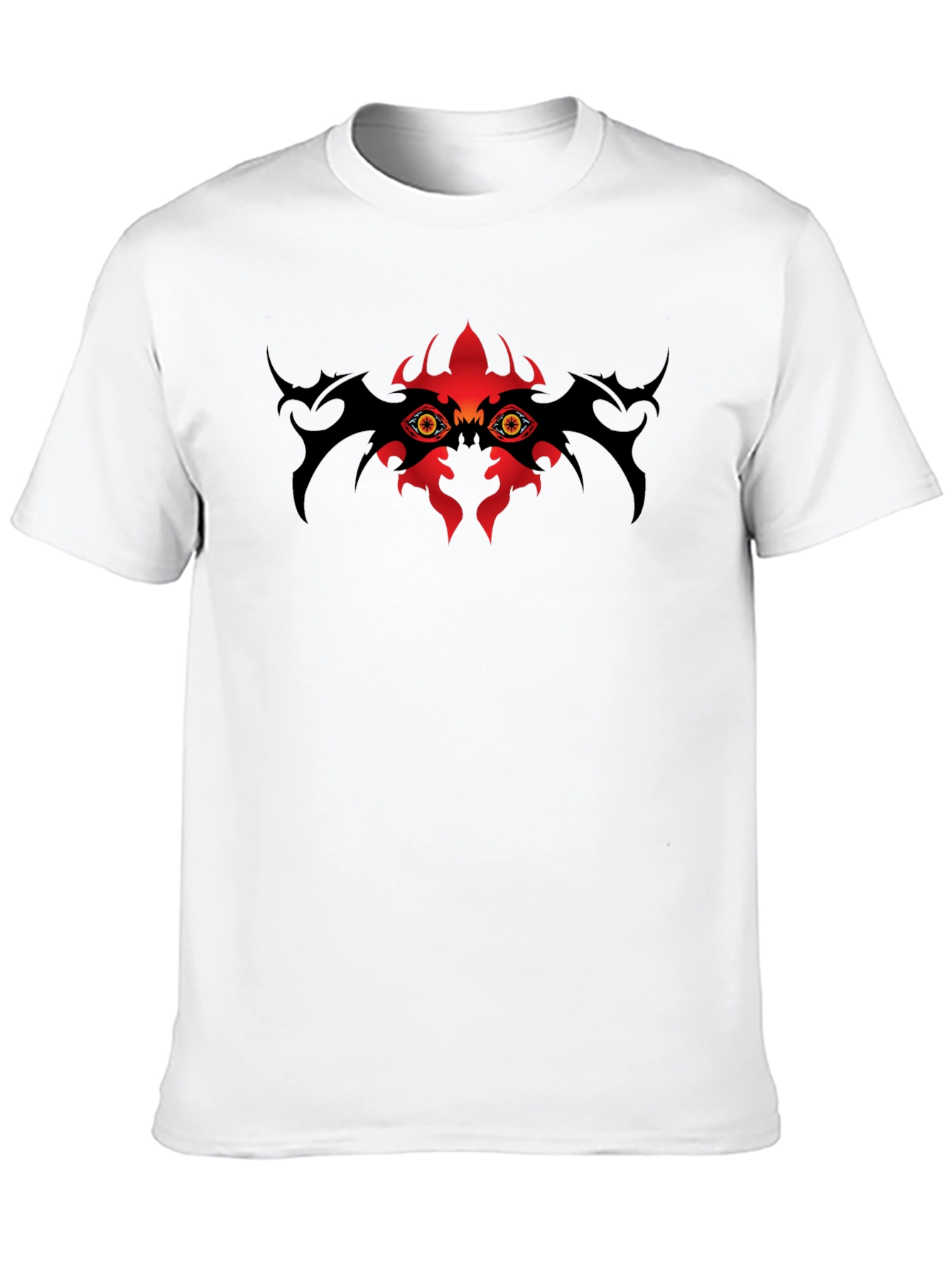 Mens Black T-Shirt with Eye Graphic