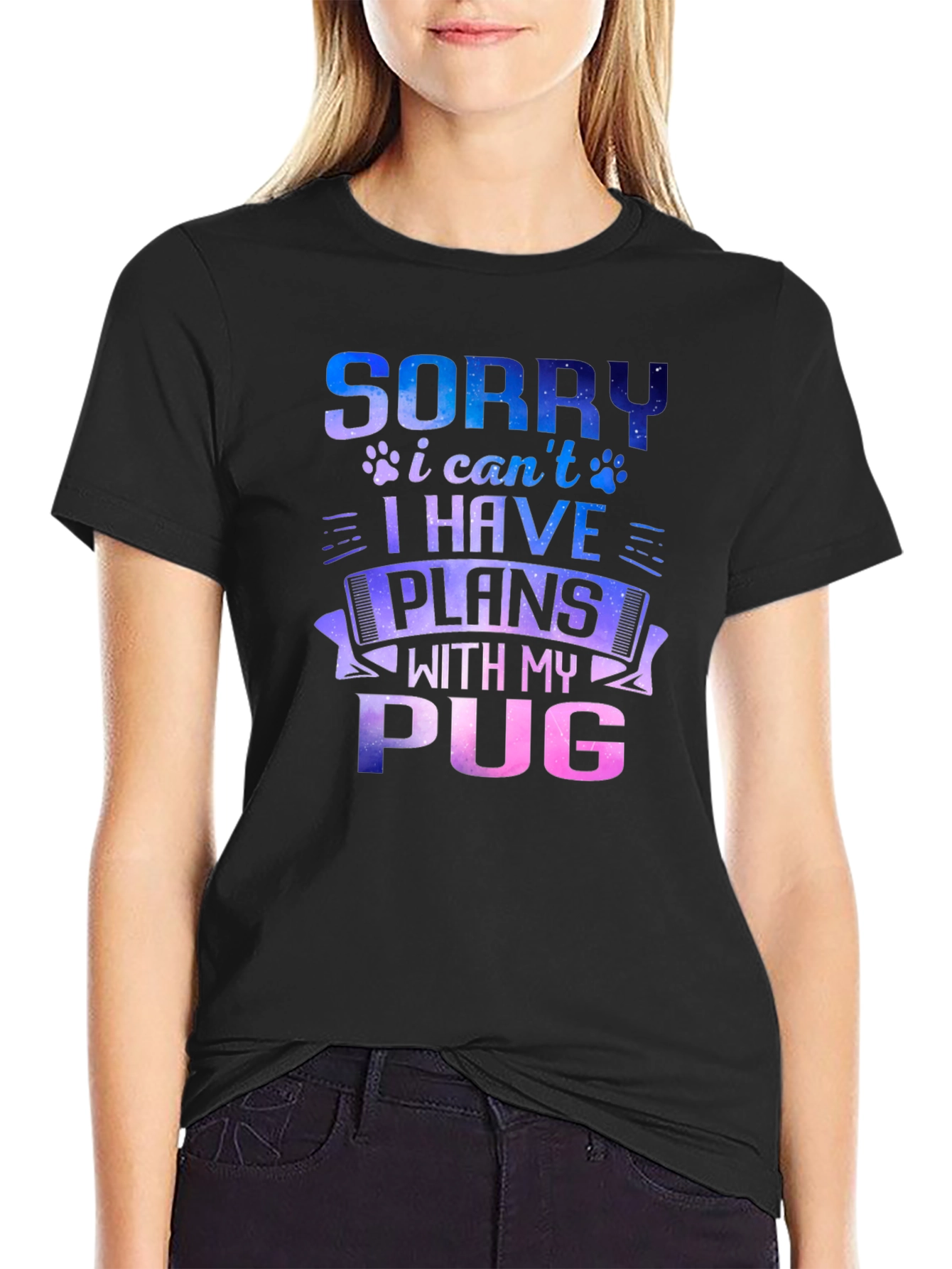 Pug Plans Graphic T-Shirt