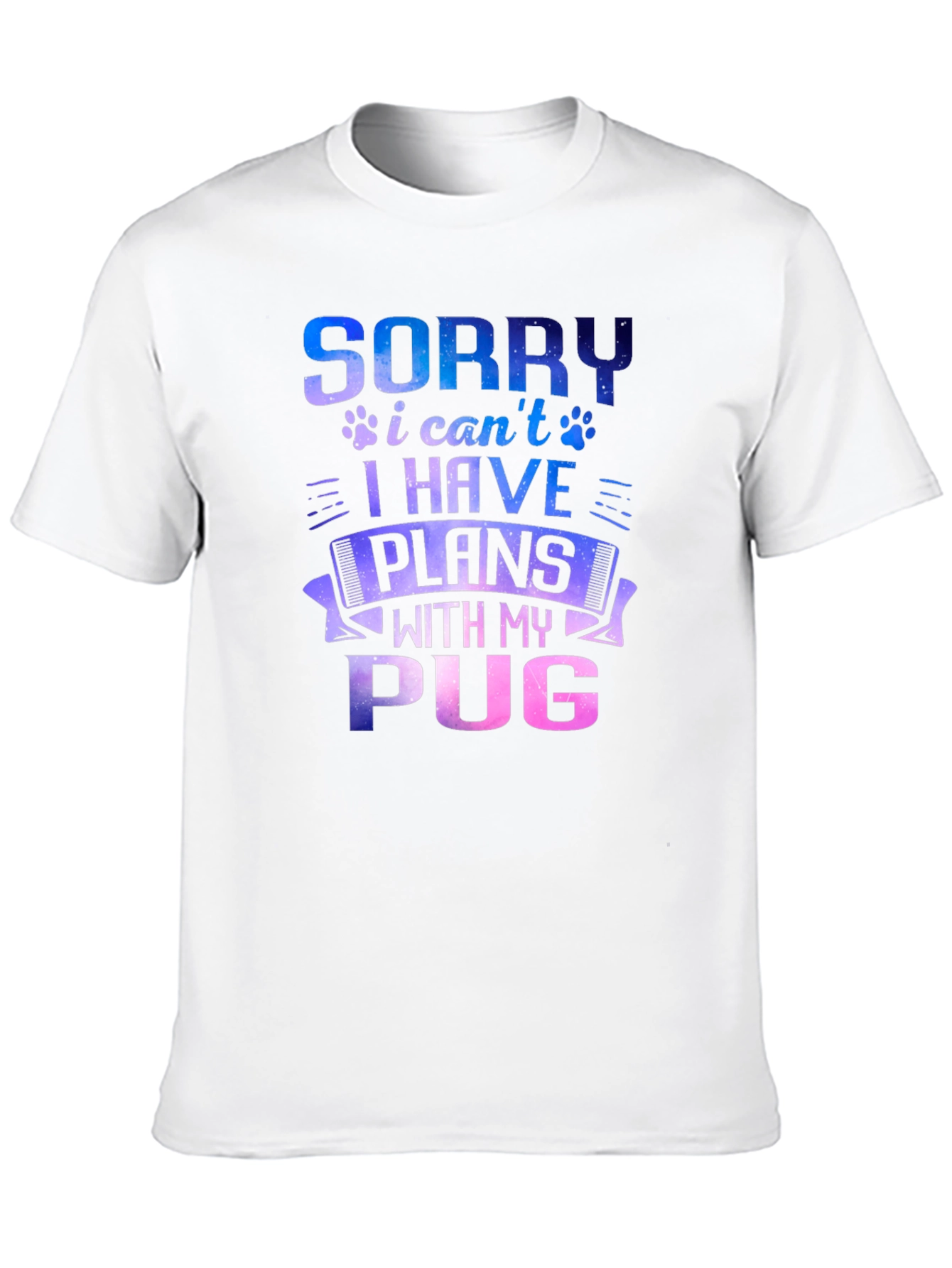 Pug Plans Graphic T-Shirt