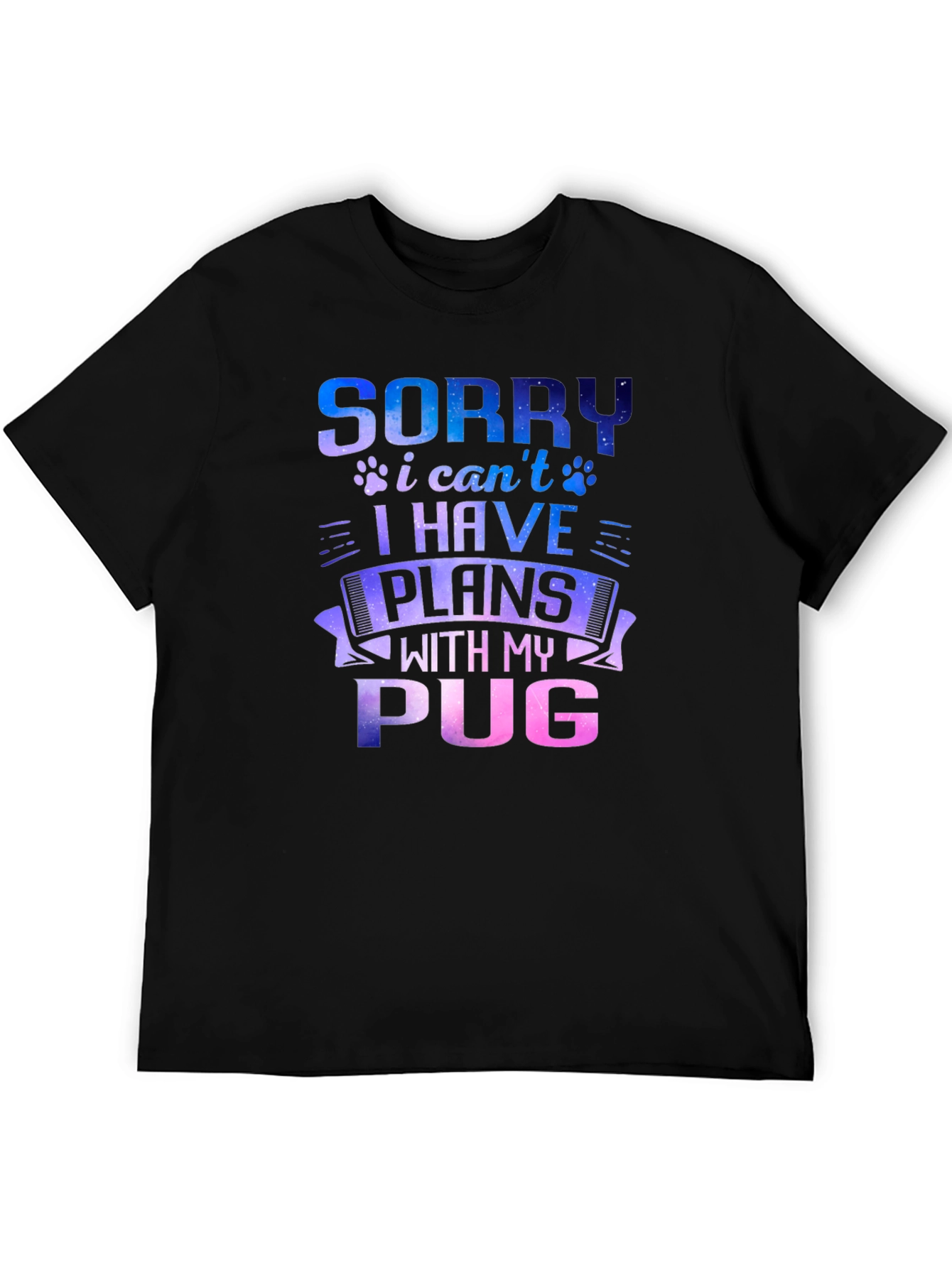 Pug Plans Graphic T-Shirt