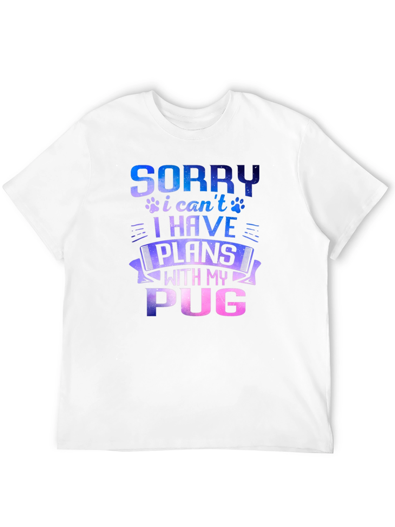 Pug Plans Graphic T-Shirt