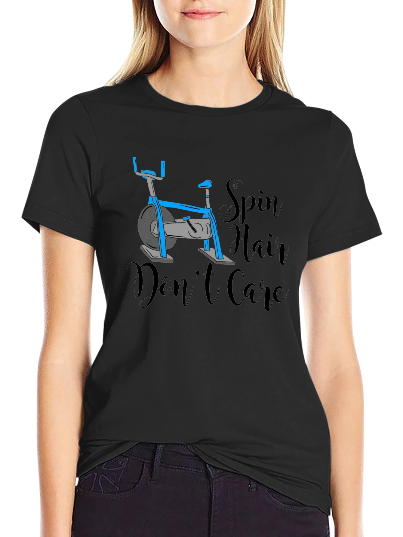 Spin Hair Dont Care T-Shirt