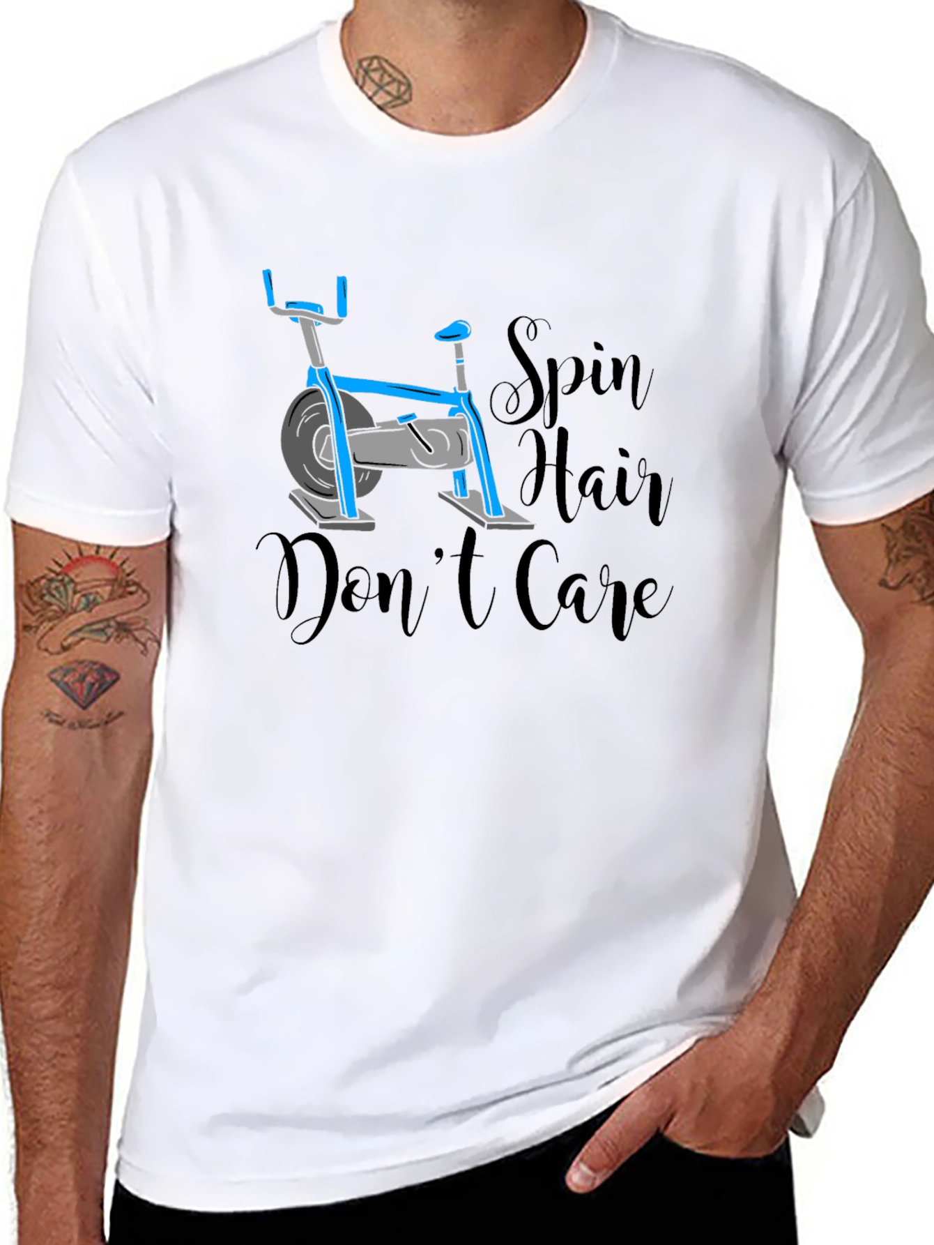 Spin Hair Dont Care T-Shirt