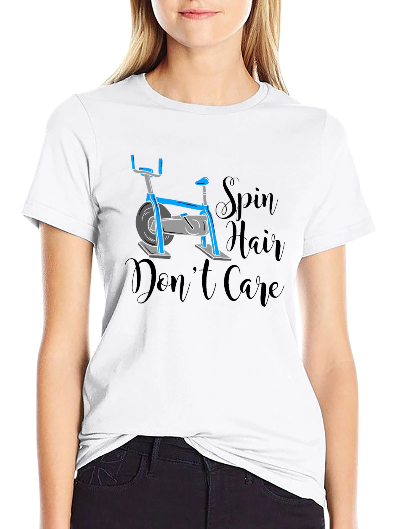 Spin Hair Dont Care T-Shirt