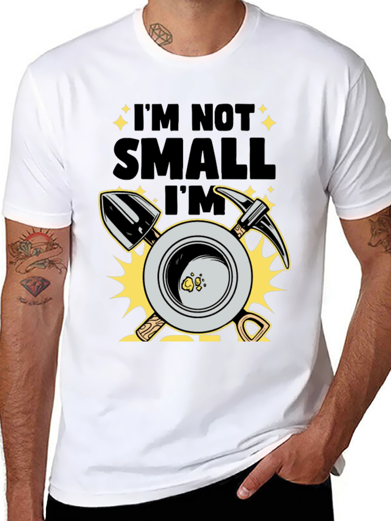Im Not Small Im Gold T-Shirt
