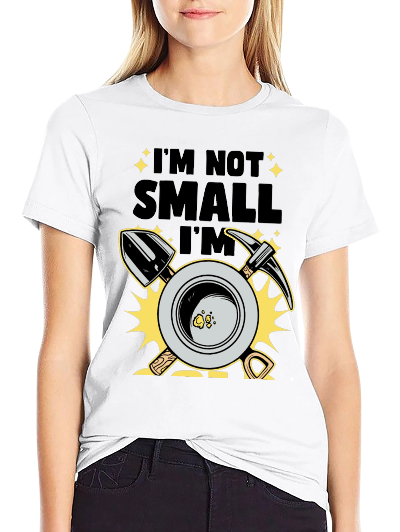 Im Not Small Im Gold T-Shirt