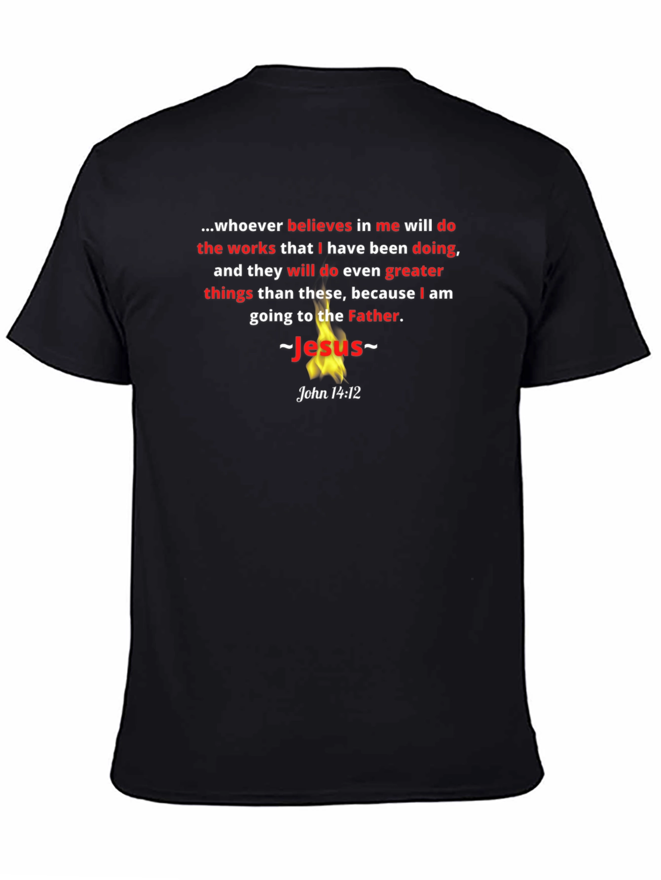 Faith-Based Graphic Tee - Jesus Quote