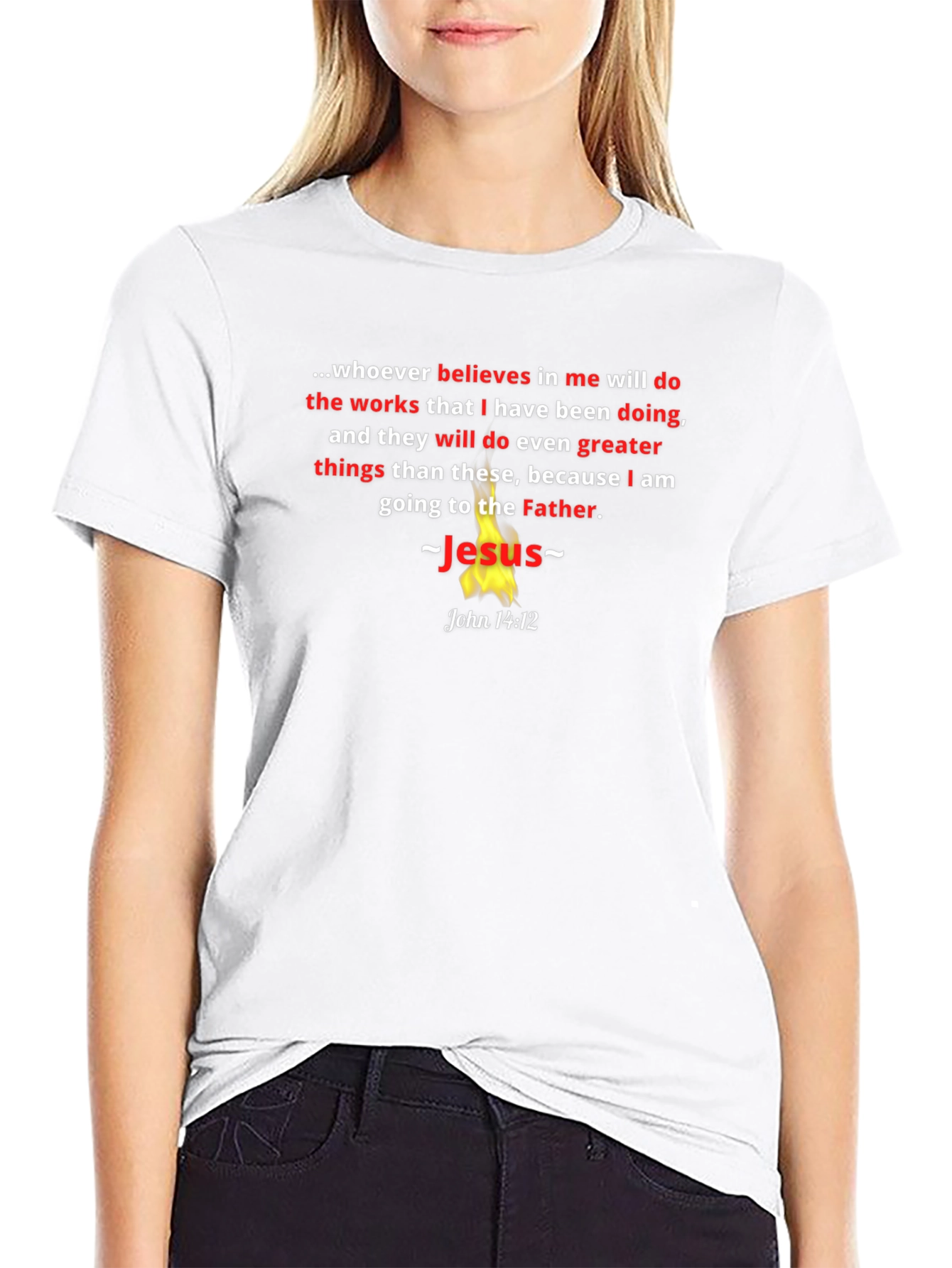 Faith-Based Graphic Tee - Jesus Quote