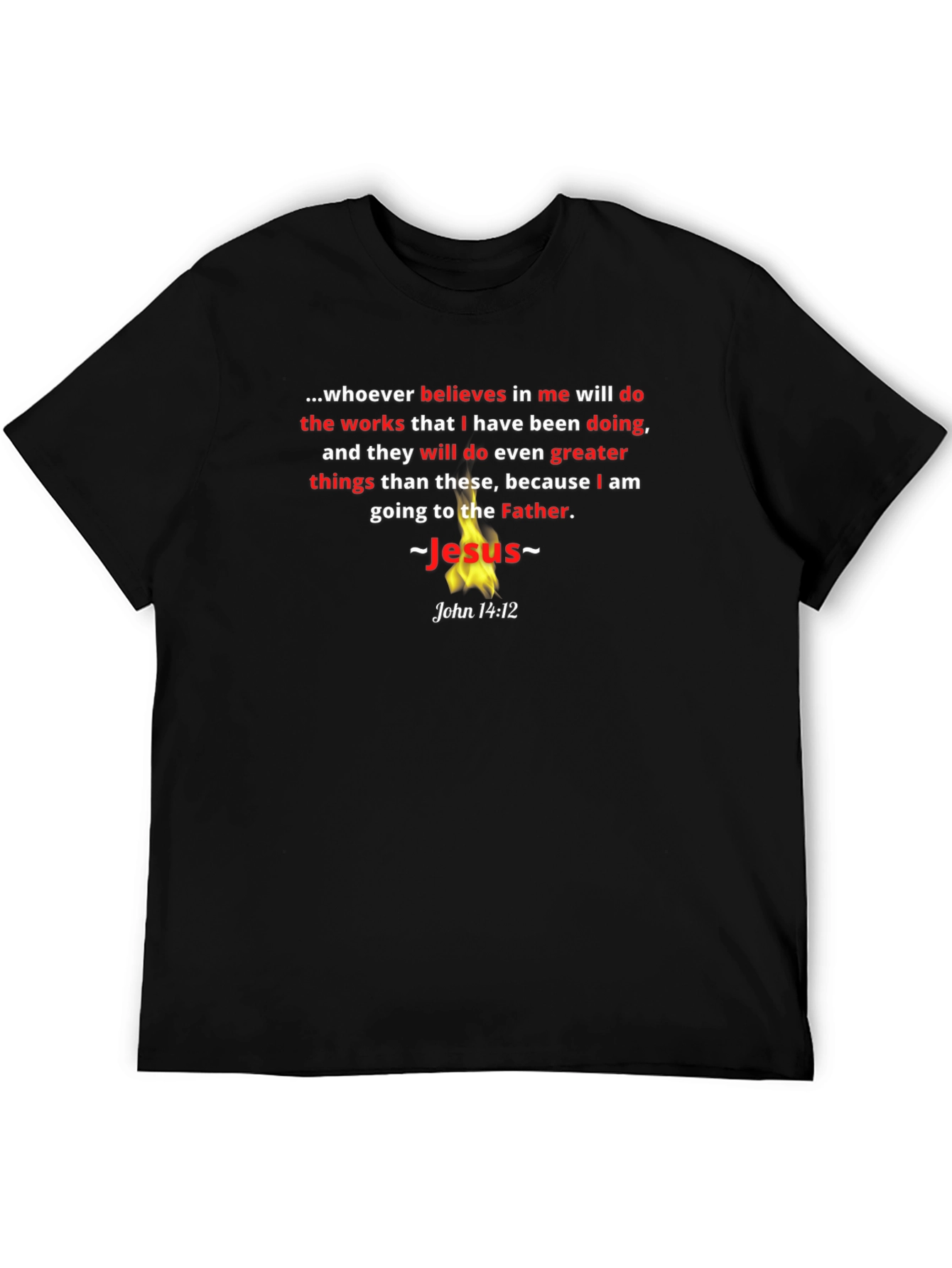Faith-Based Graphic Tee - Jesus Quote