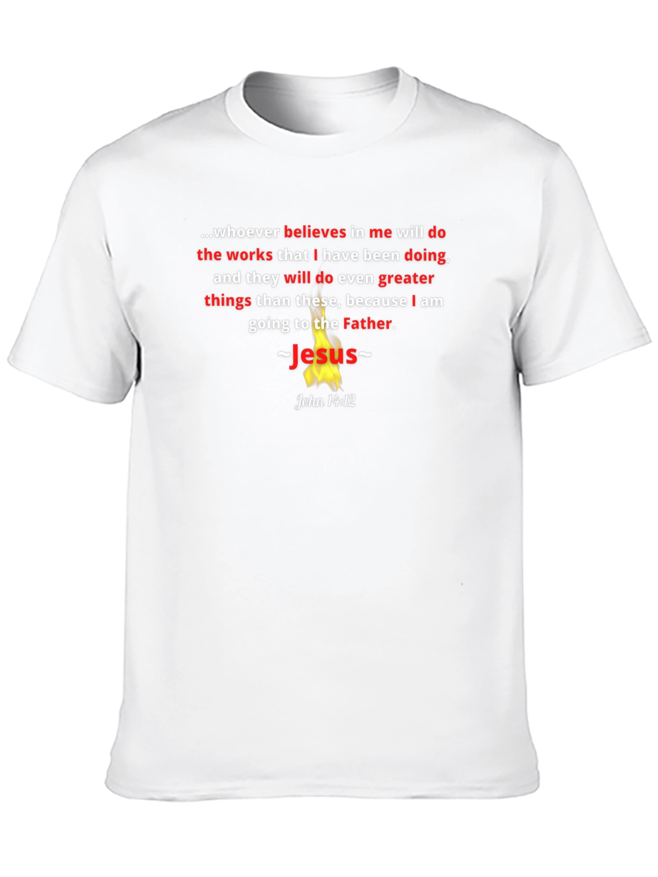 Faith-Based Graphic Tee - Jesus Quote