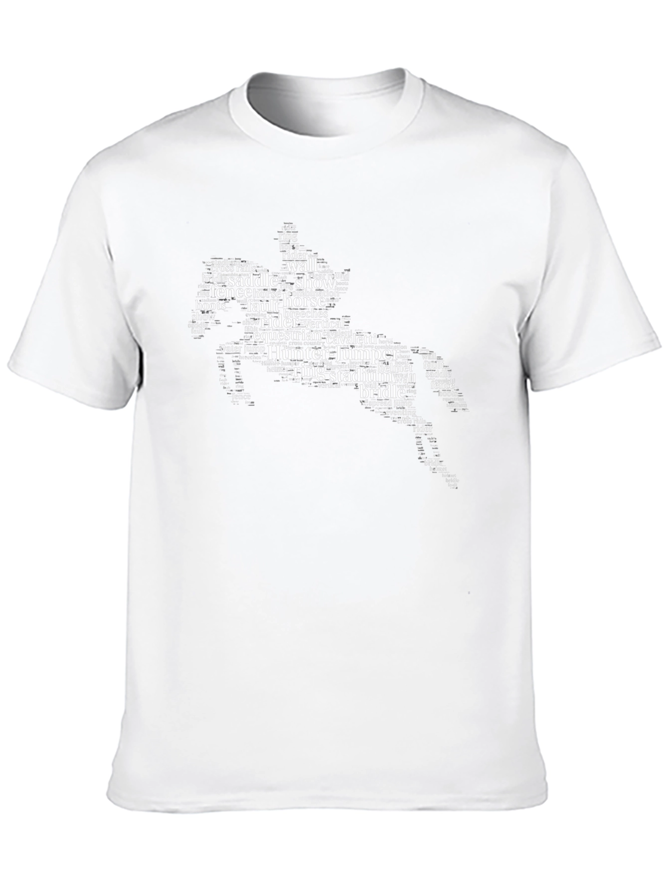 Equestrian Word Art T-Shirt