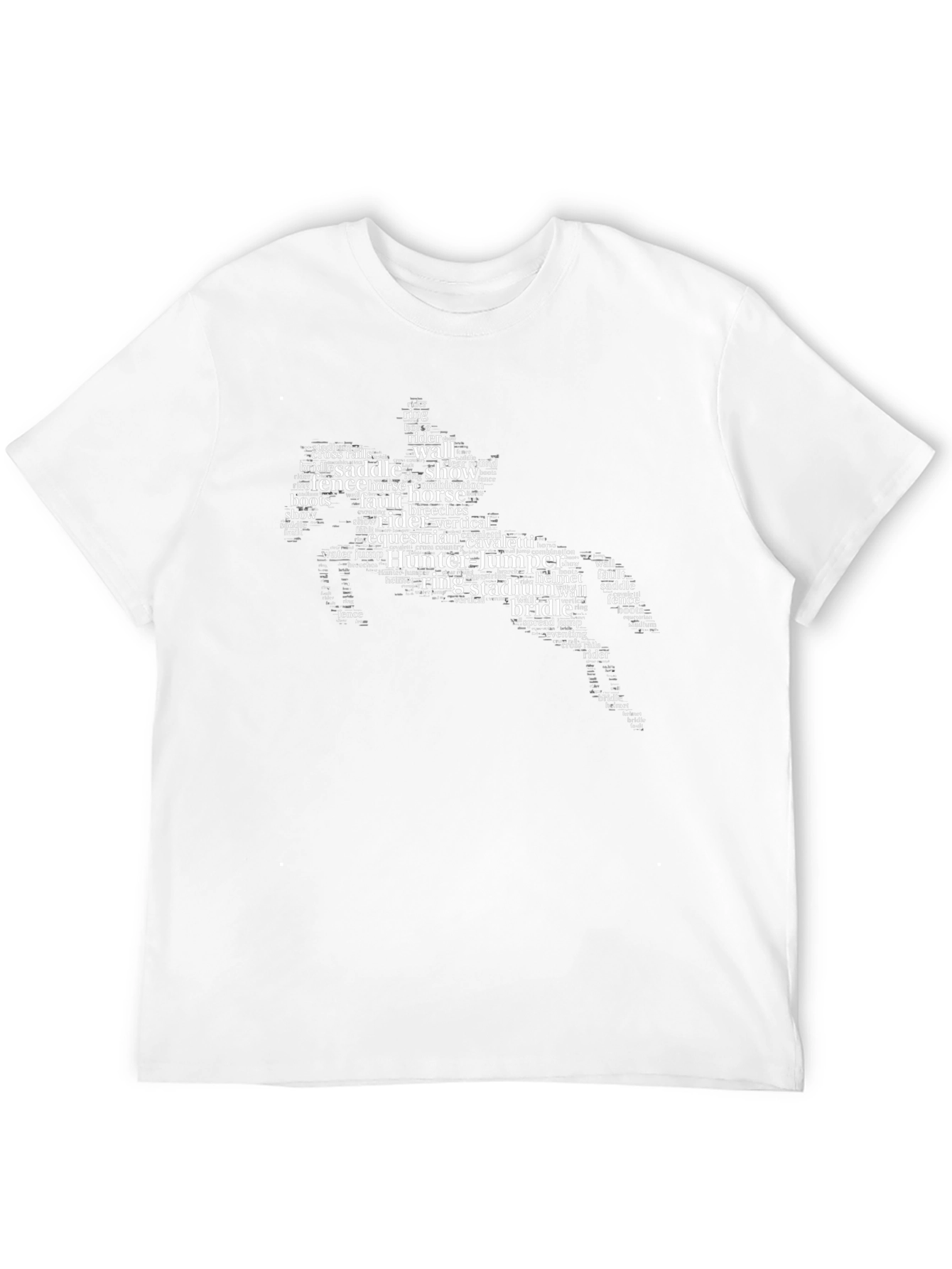 Equestrian Word Art T-Shirt