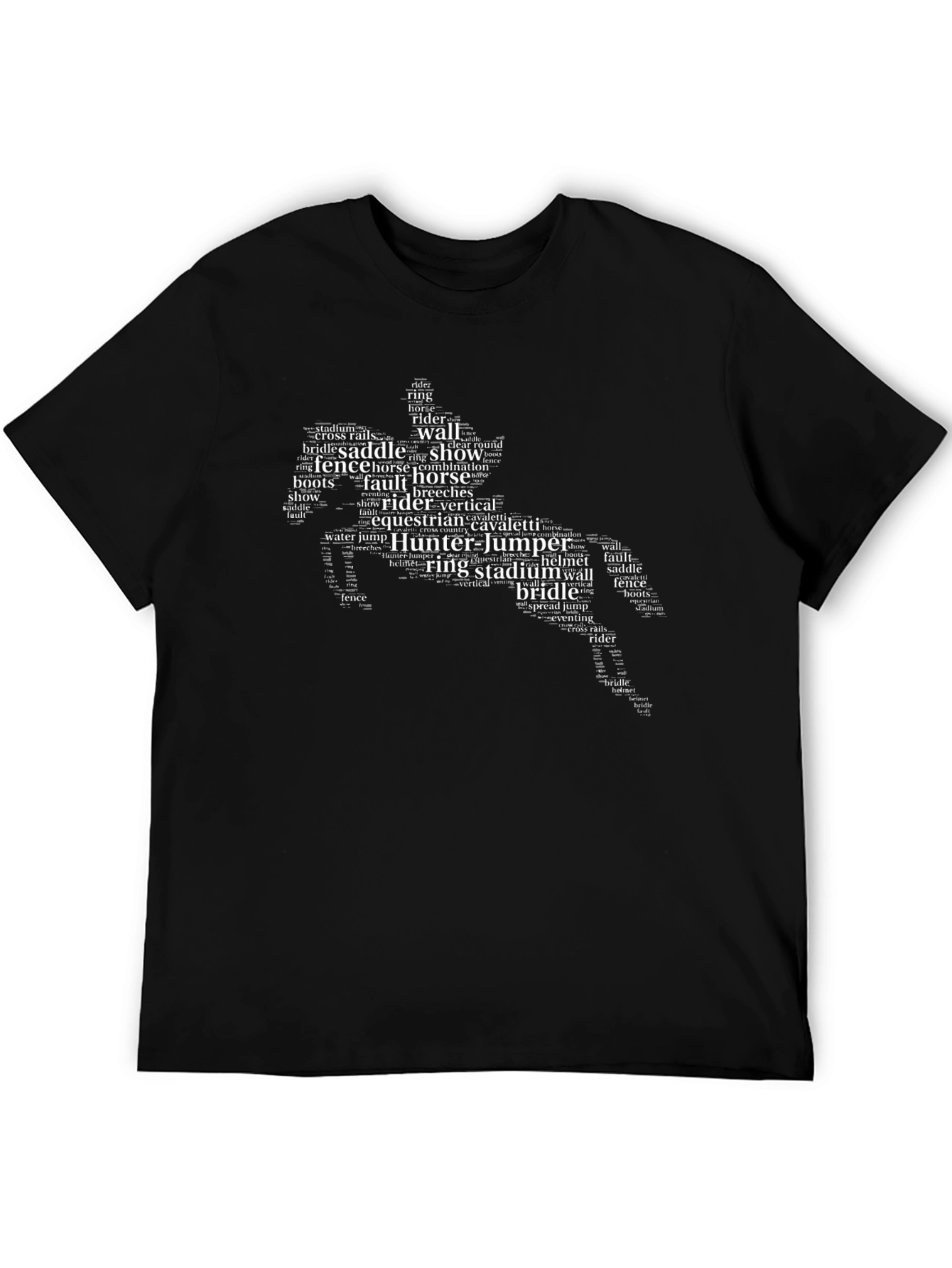 Equestrian Word Art T-Shirt