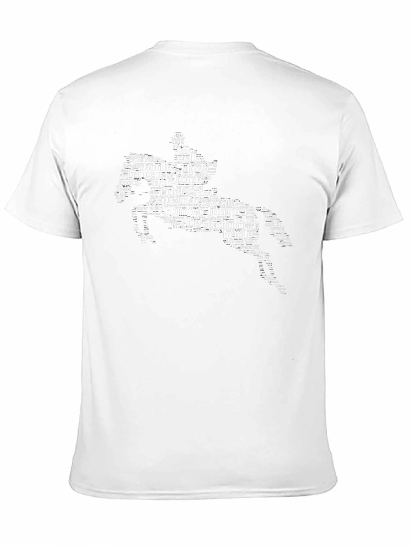 Equestrian Word Art T-Shirt
