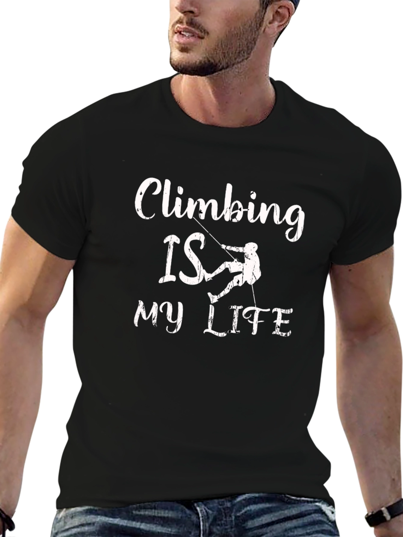 Climbing Is My Life Graphic T-Shirt