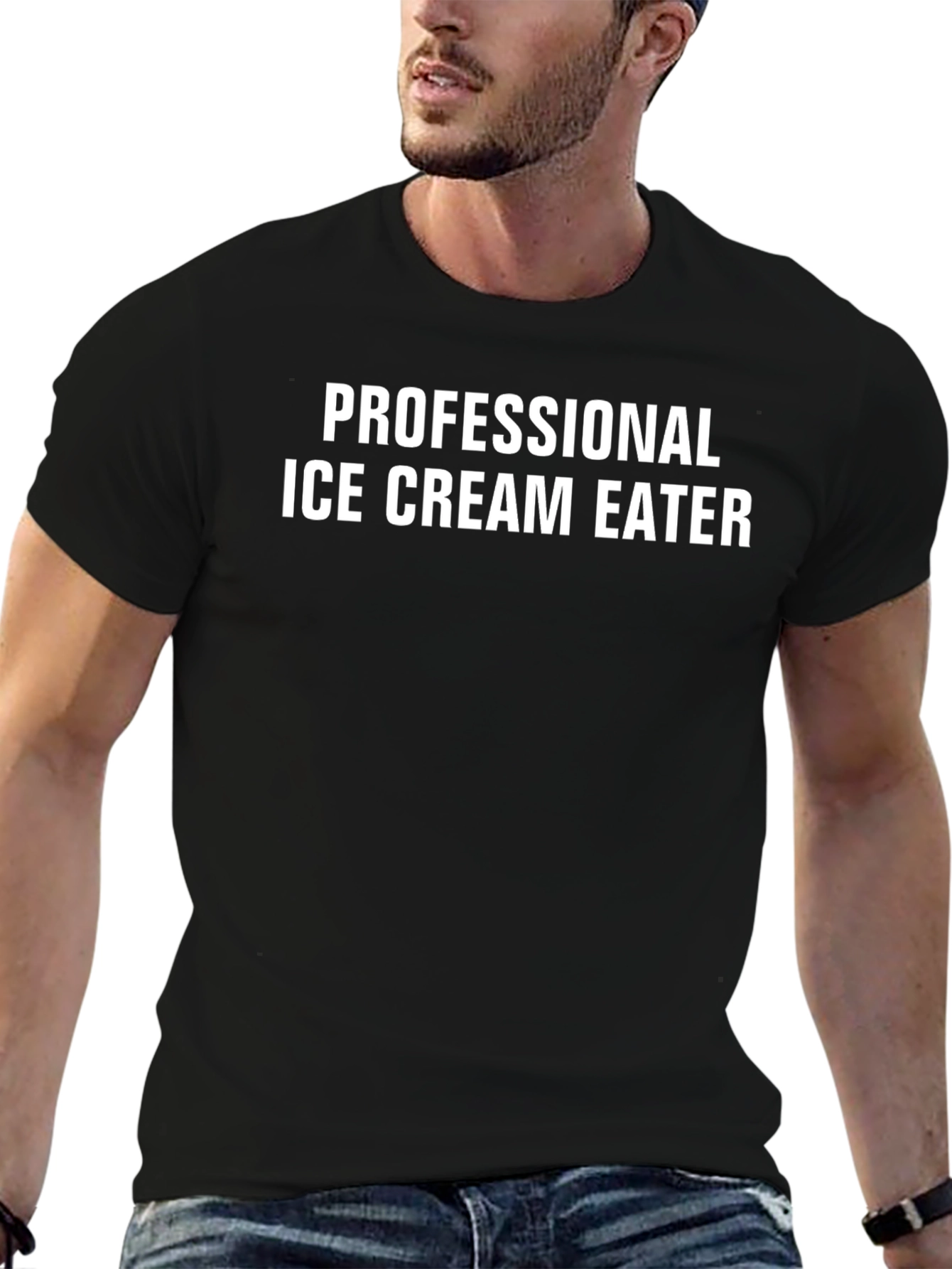 Professional Ice Cream Eater Graphic T-Shirt